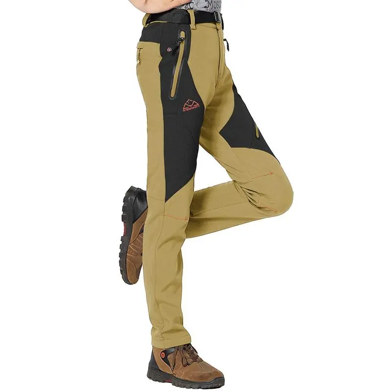 Women's Snow Pants Waterproof Insulated Fleece Thermal Ski Hiking Snowboard Pants