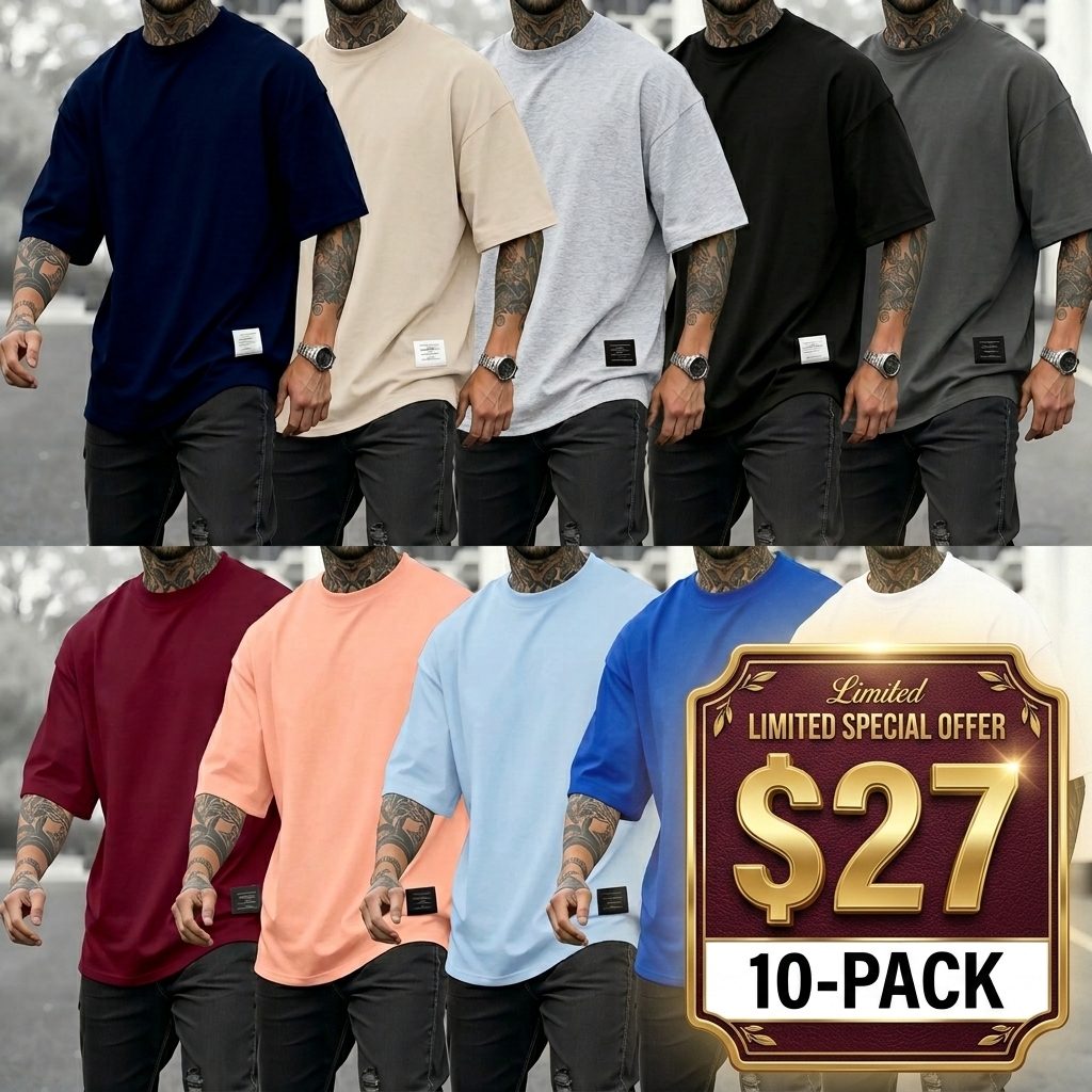 Men's Plus Size Round Neck Short Sleeve Shirt, Ultra Comfortable Everyday Wear, Casual Streetwear Oversized Style, Perfect for Daily Use