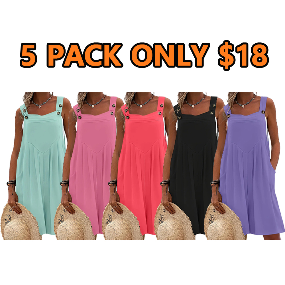 🔥10 PACKS $28 | Women's Plus Size Casual Fashion Spring Wide Leg Shorts