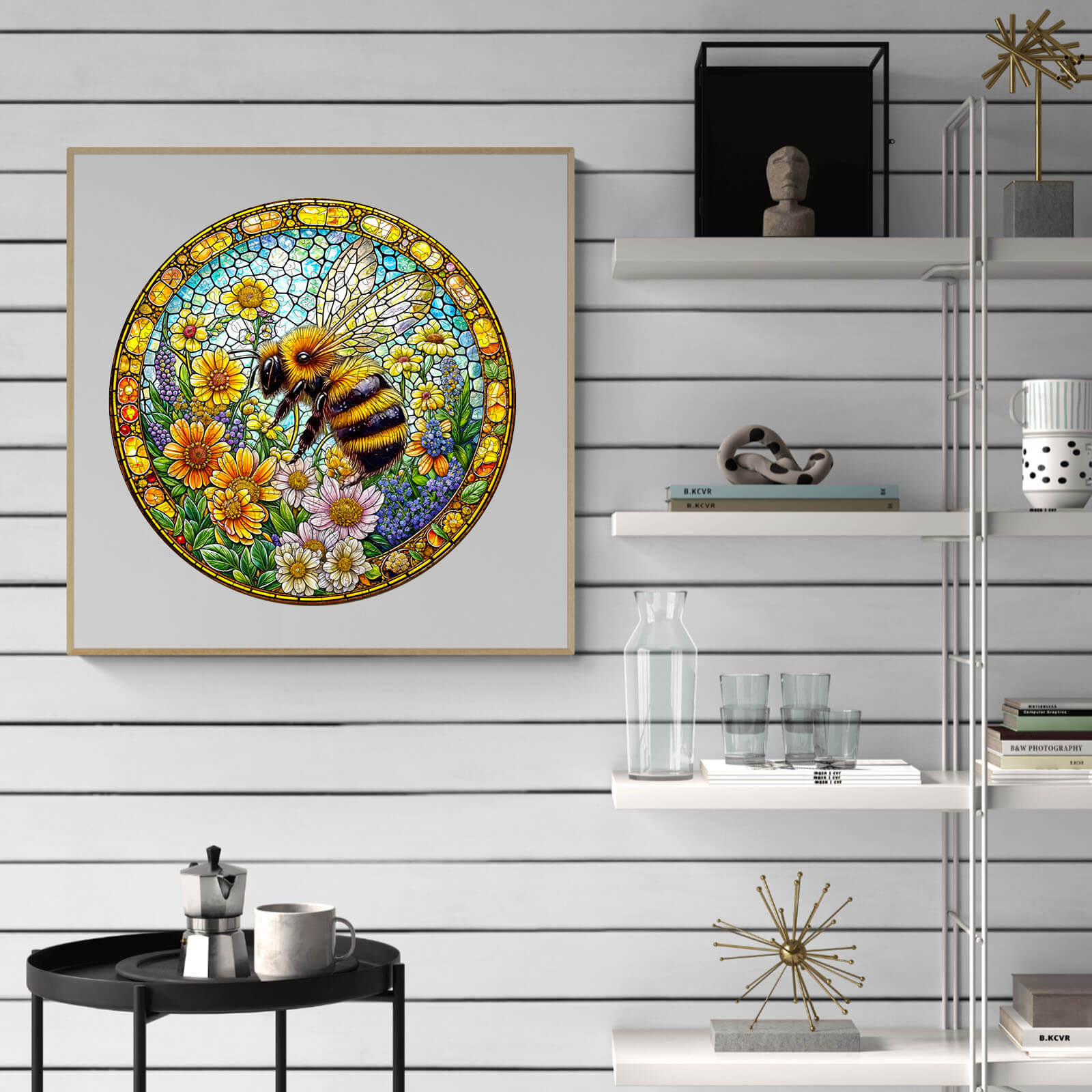 Bee spring Wooden Jigsaw Puzzle