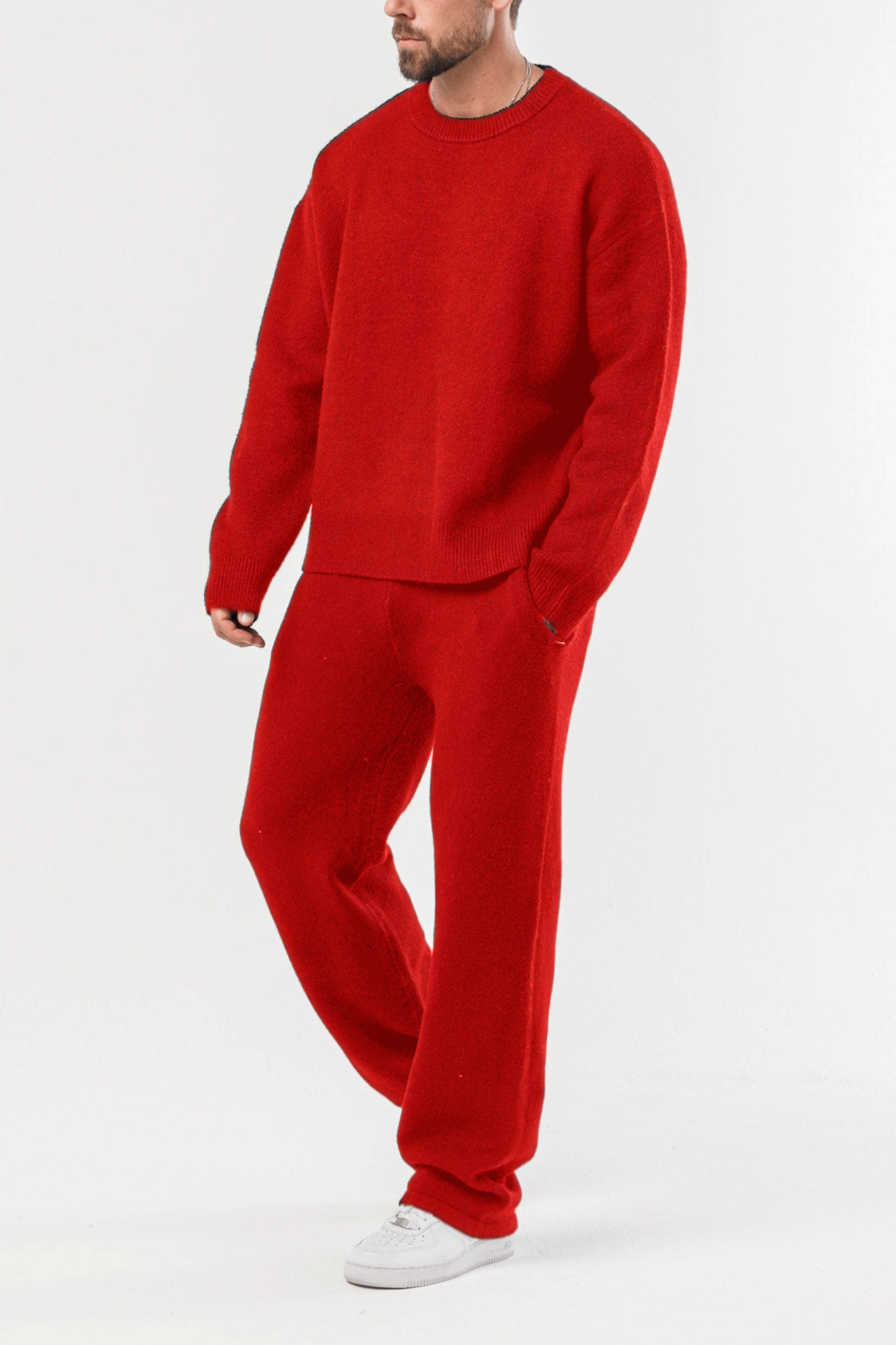 🔥Last Day Promotion!🔥Men’s Classic Knit Sweater Set – Everyday Comfort Outfit