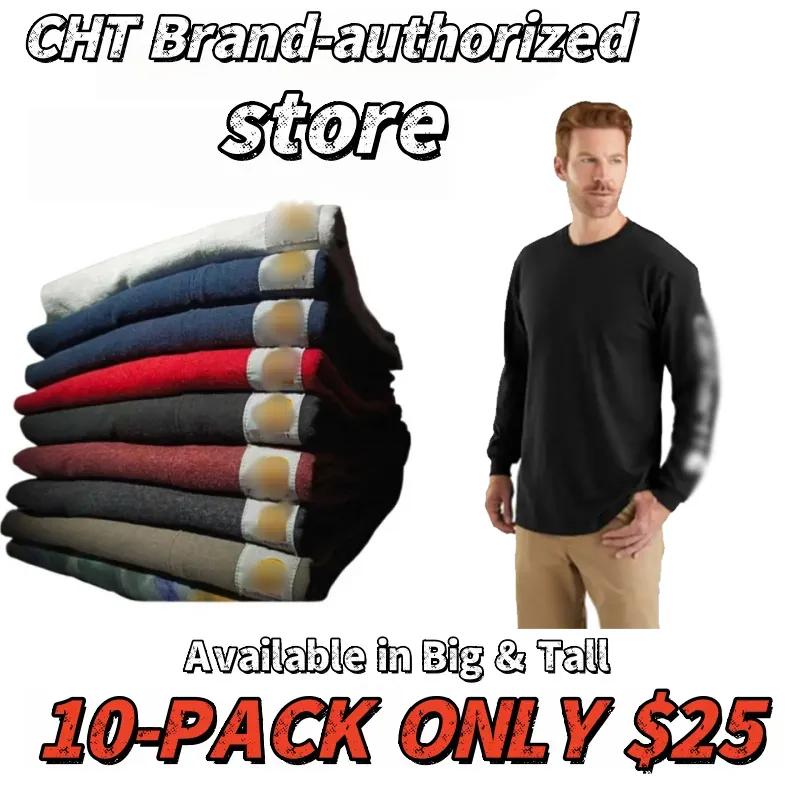 🔥Last Day Promotion!CHT Men's K87 Workwear Loose Fit Heavyweight Short-Sleeve Pocket T-Shirt (Also Available in Big & Tall)