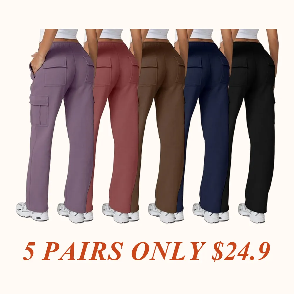 Women's Casual Solid-Color Pants
