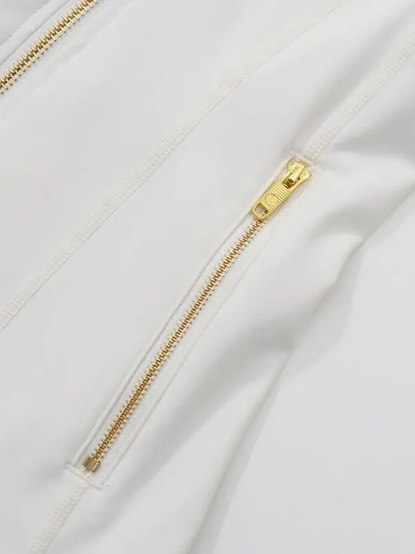 Soft brushed women's sports jacket, 25-inch inseam leggings