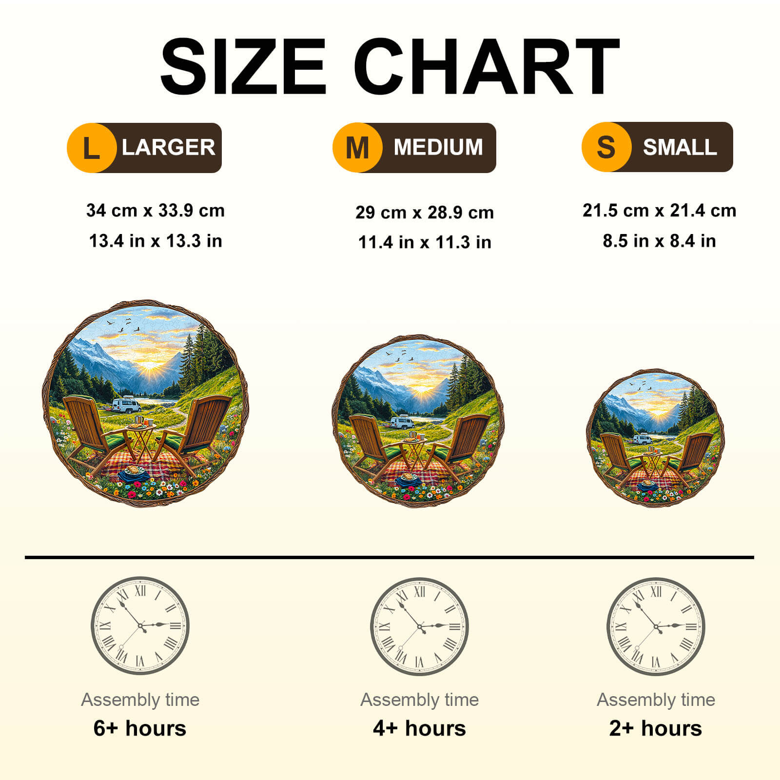 Travel in the mountains Wooden Jigsaw Puzzle