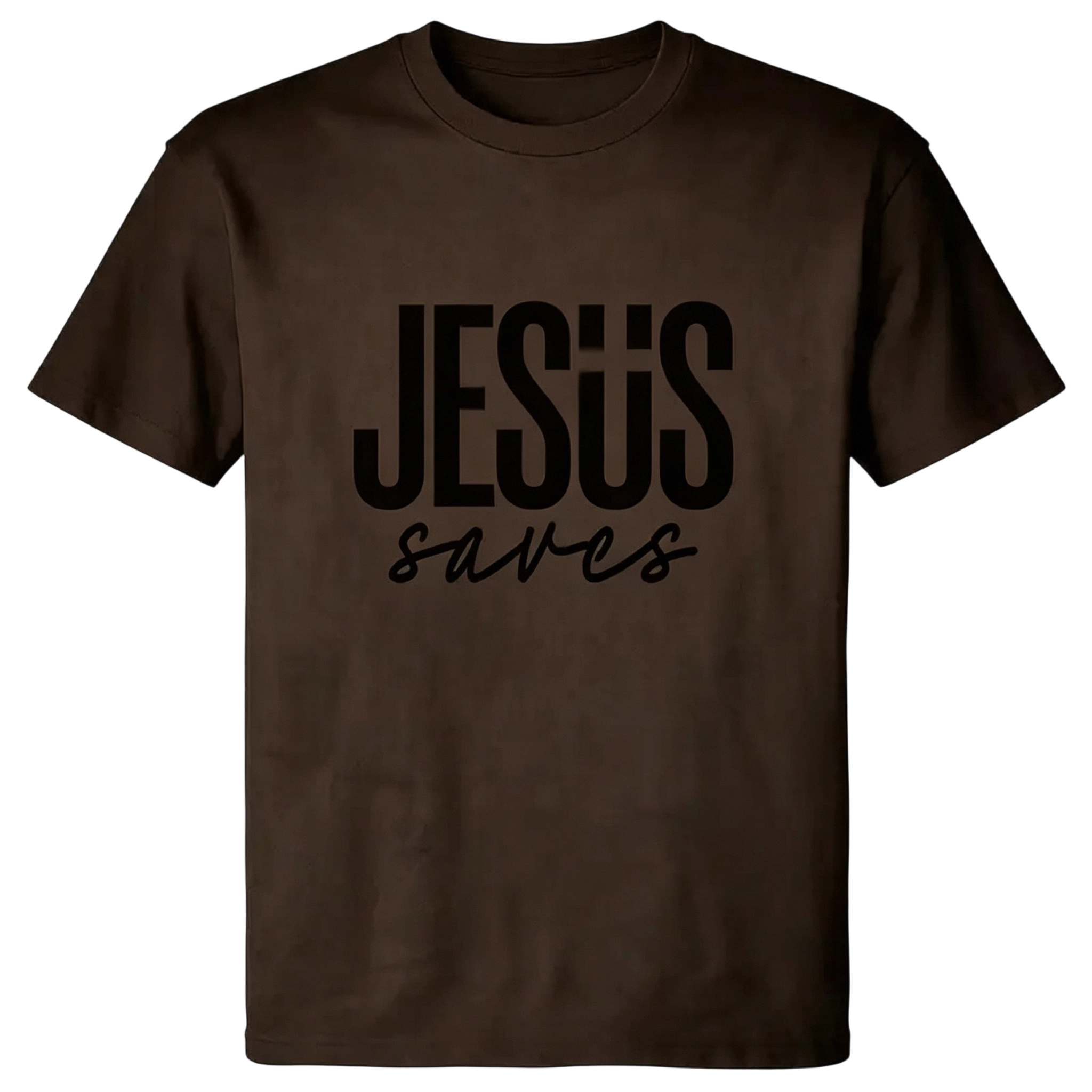Men's JESUS saves Graphic T-shirt - Soft & Breathable Fabric, Durable Print, Everyday Comfort, Machine Washable, minimalist graphic casual wear