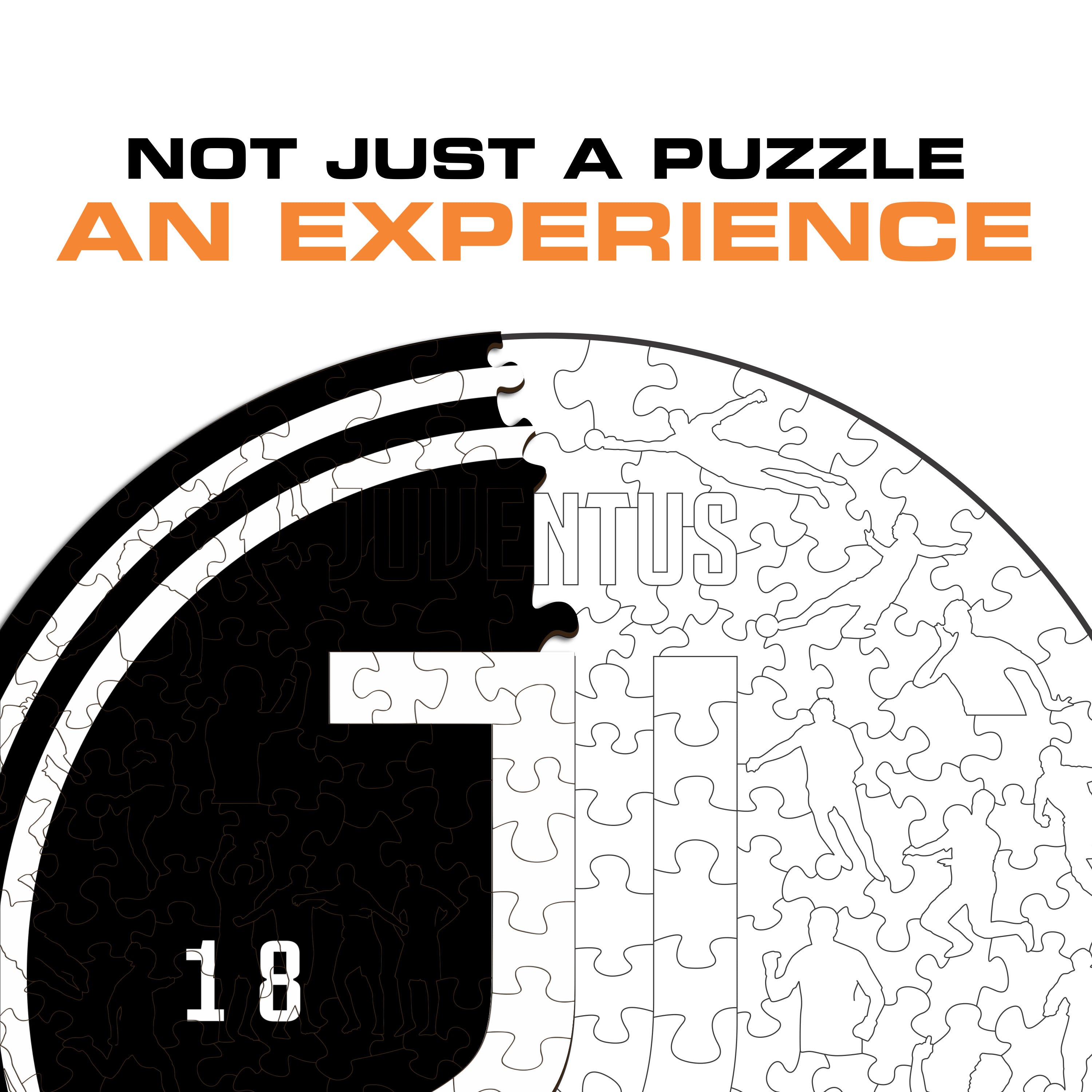 Juventus FC® Logo - Wooden Puzzle