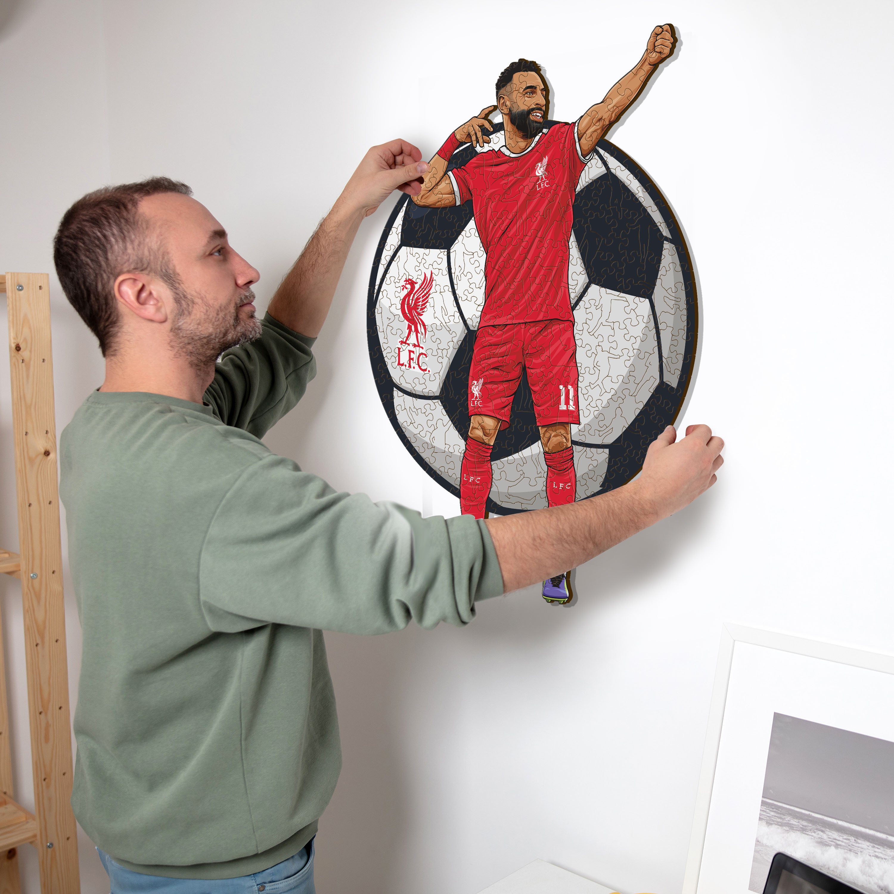 Mohamed Salah - Wooden Puzzle