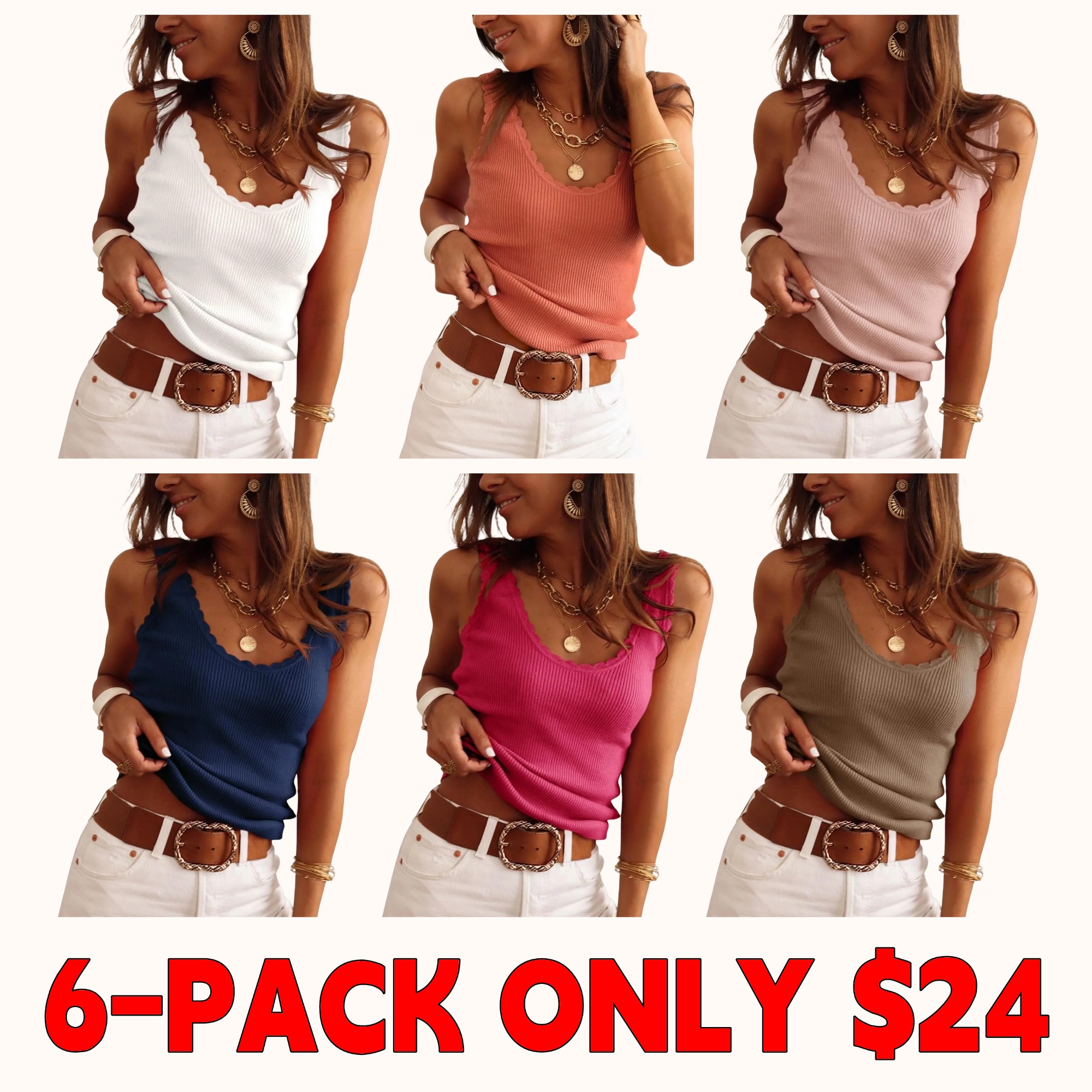 Women's V-Neck Vest — 2026 Model | Sleeveless Rib-Knit Top | Summer Casual & Sexy Sweater Vest