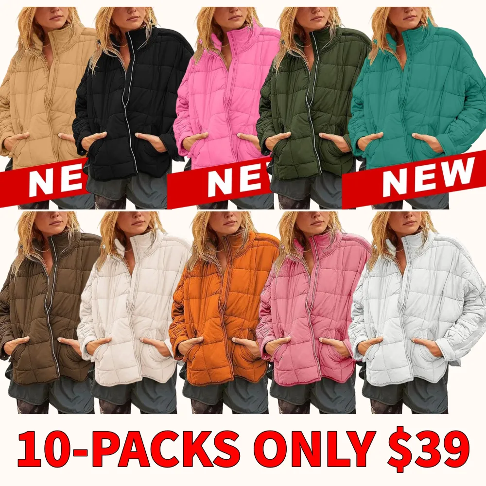 Women's lightweight quilted down jacket