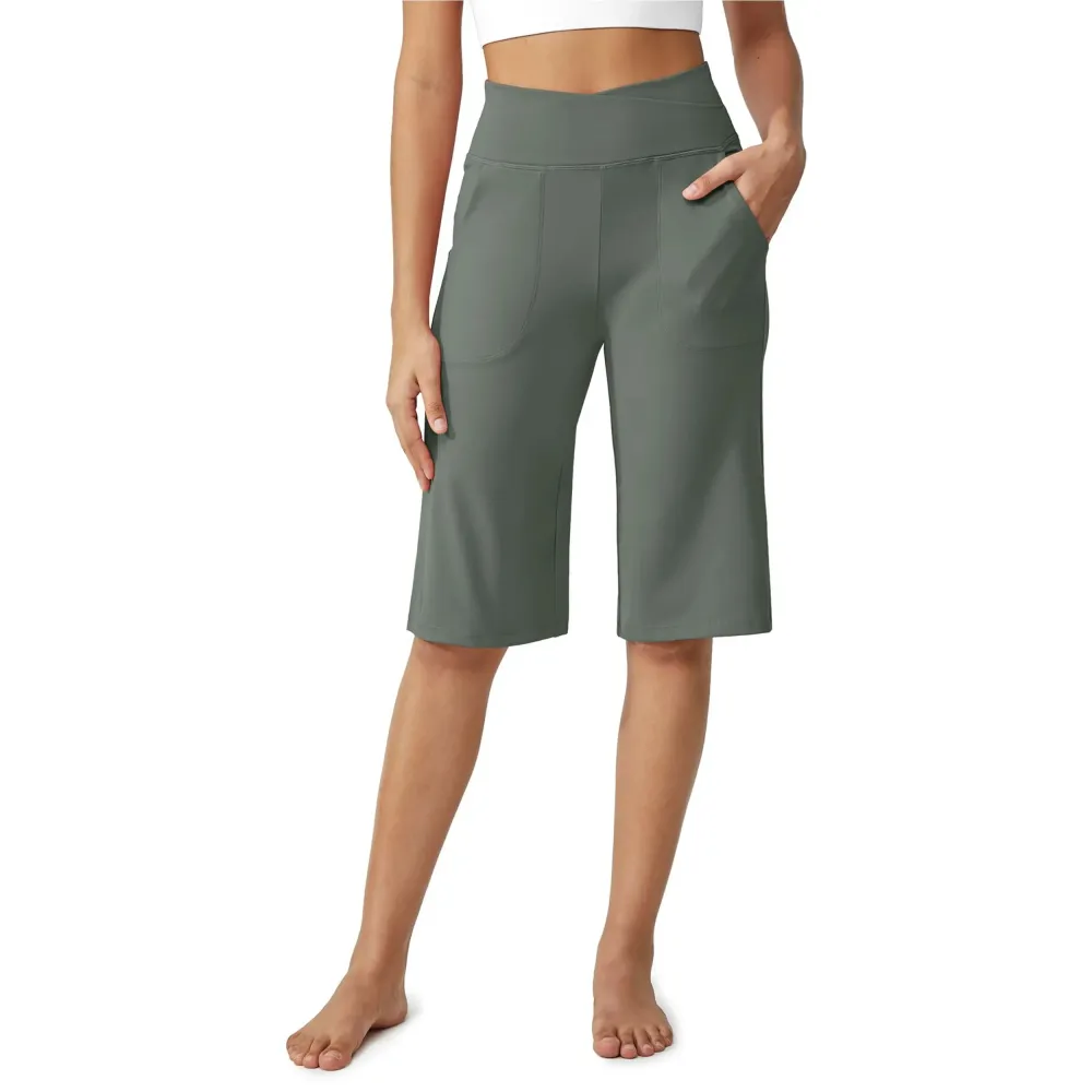 Loose High-Waist Casual Cropped Yoga Pants(New Arrivals)