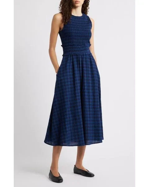 Saquarema Dress in Blue Marine