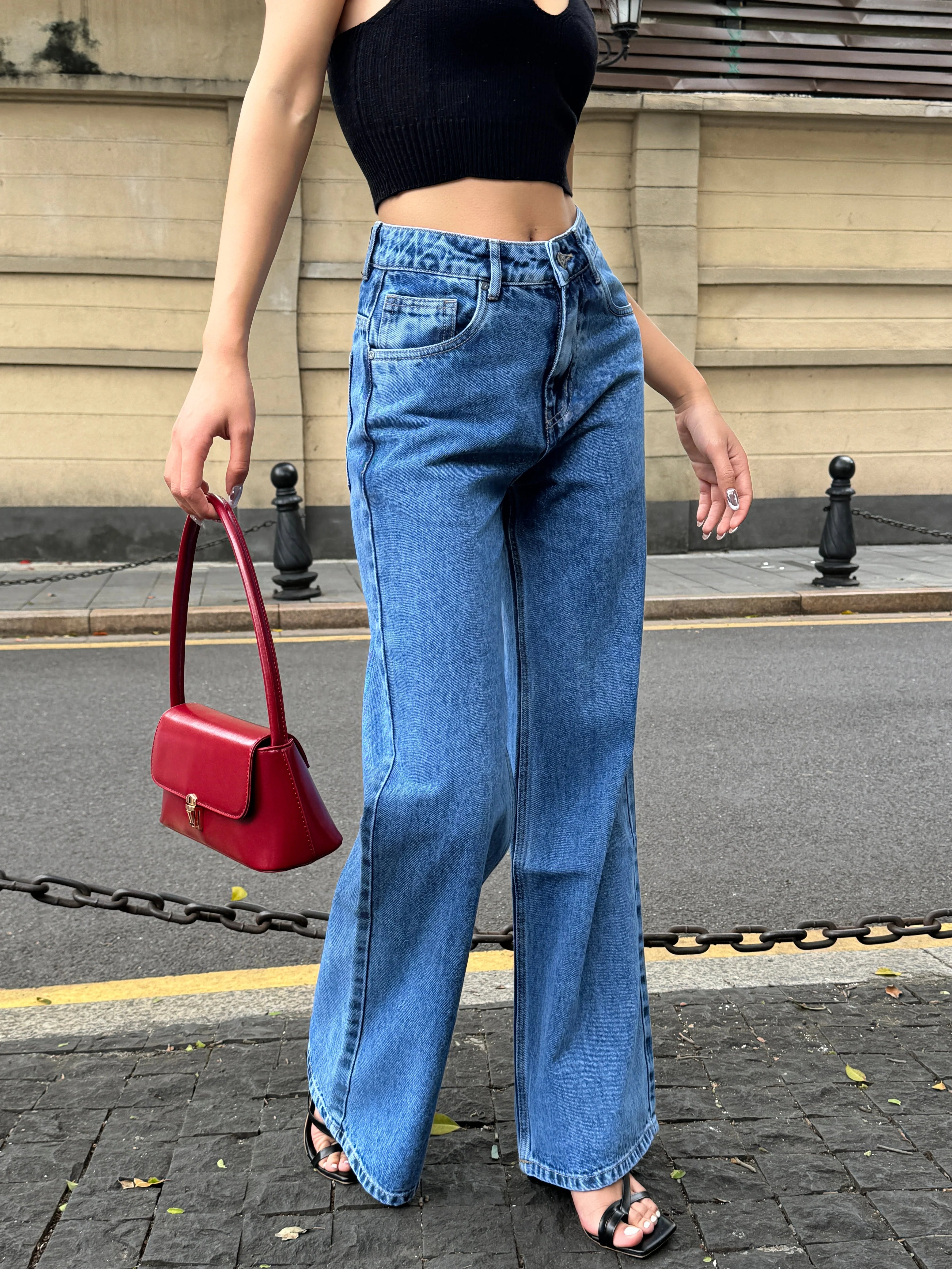 Oh So Vintage Wide Leg Jeans