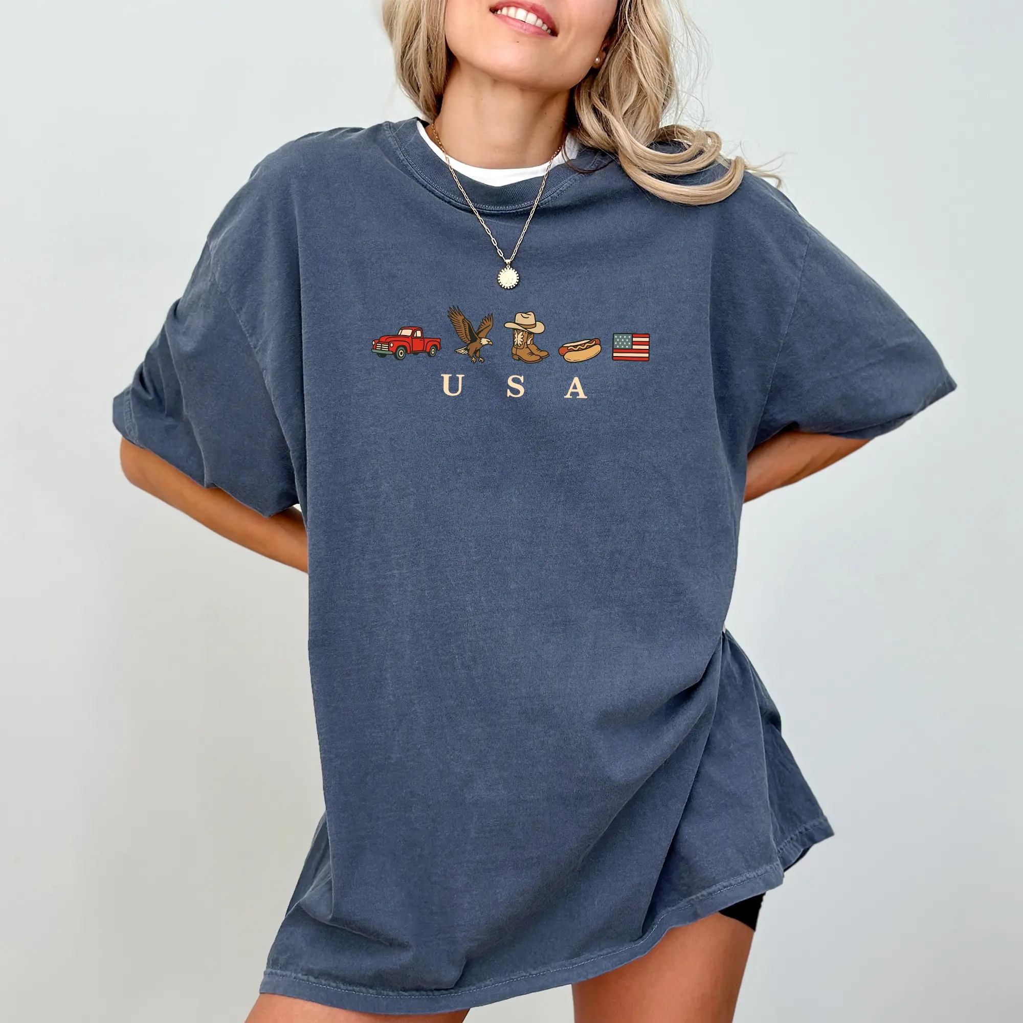 🇺🇸 Vintage USA Patriotic Graphic T-Shirt