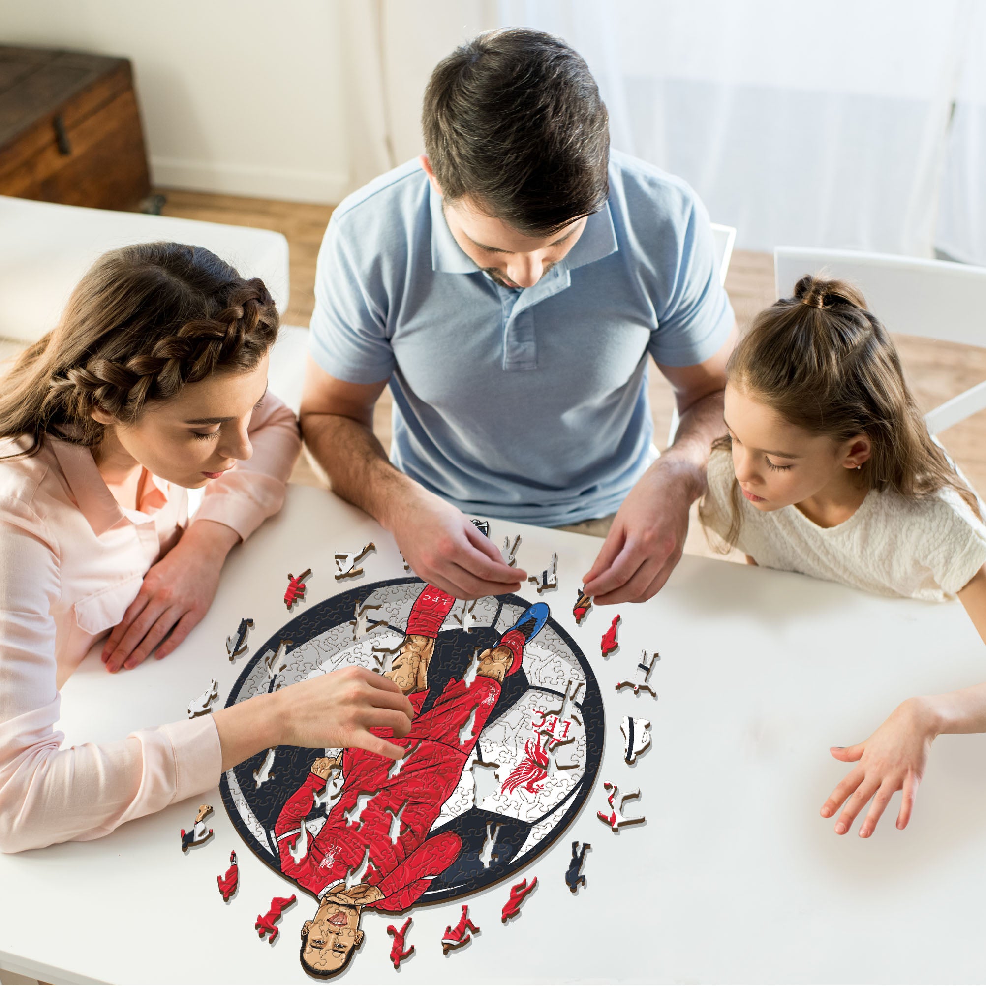 Virgil van Dijk - Wooden Puzzle