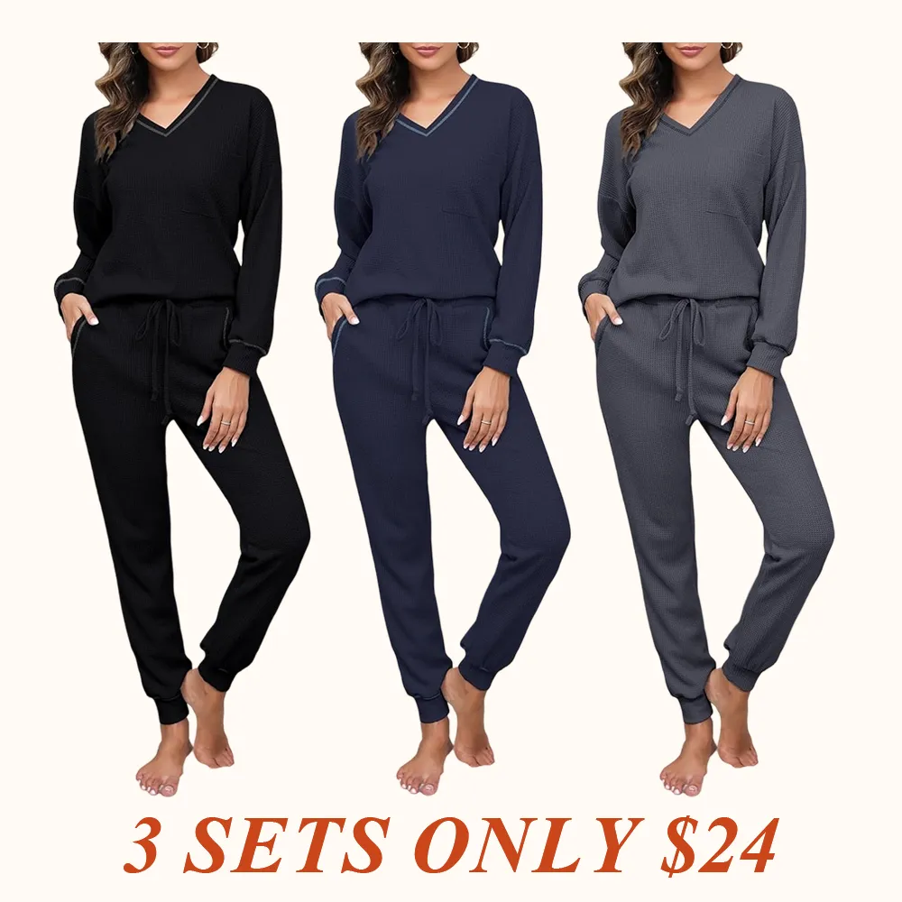 Womens Two Piece Outfits Lounge Sets