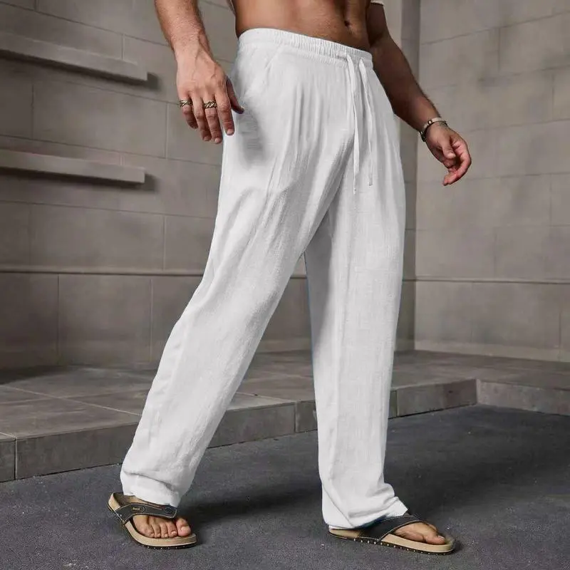 Men's Summer Casual Retro Linen Trousers