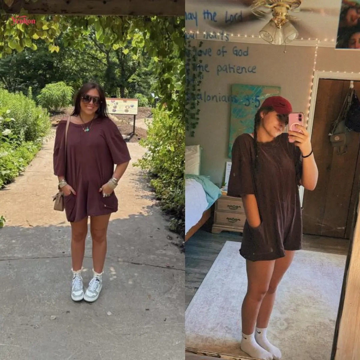 🔥🔥Women's Oversized Casual Athletic Tee Romper