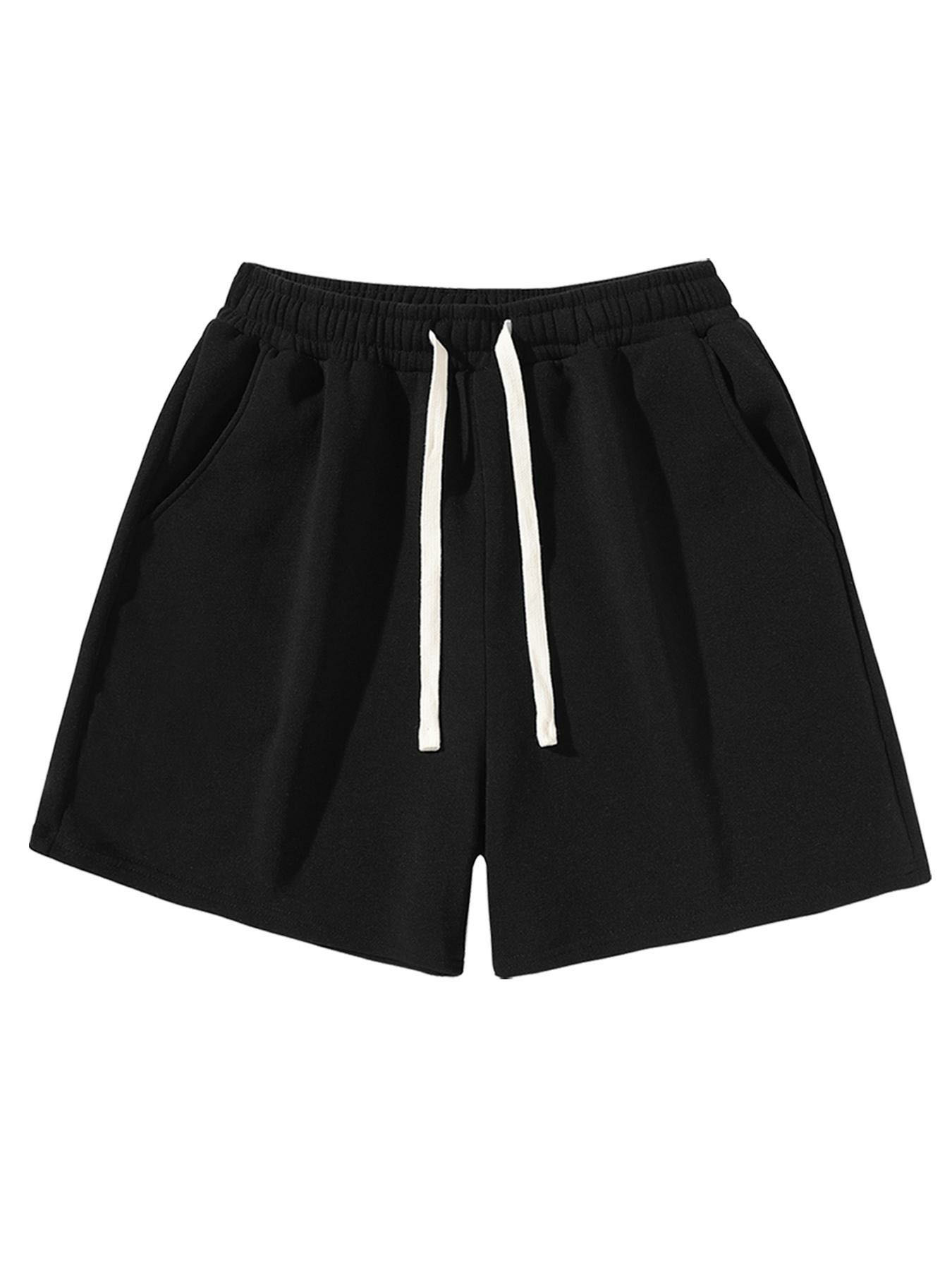 Men's Drawstring Waist Athletic Shorts – Fitted Summer Sporty Running Pants
