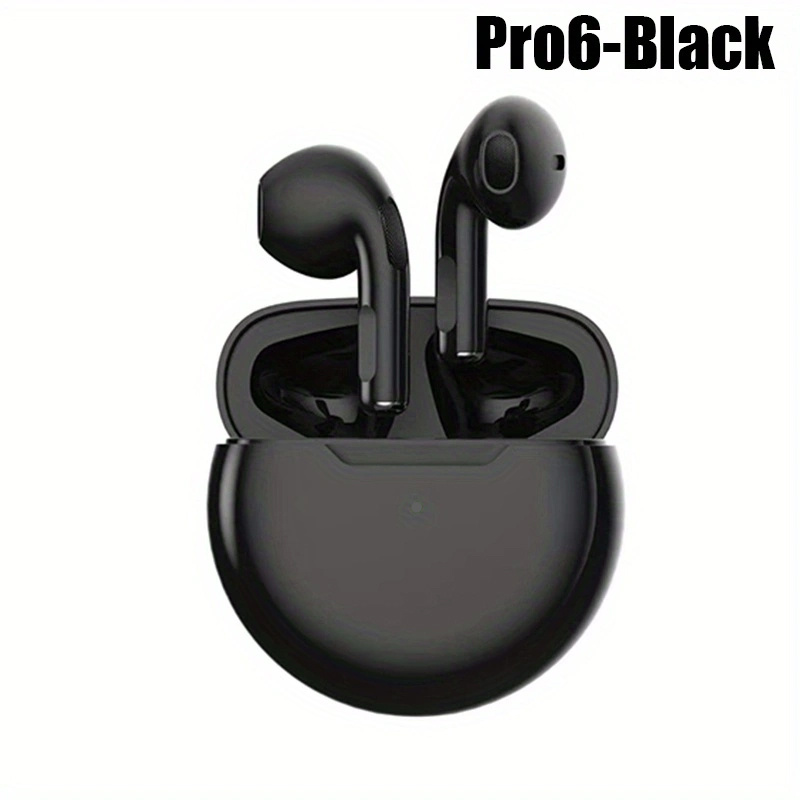New Pro 6 Tws Waterproof In-Ear Hi-fi Stereo Wireless Earbuds Sports Life Headphones