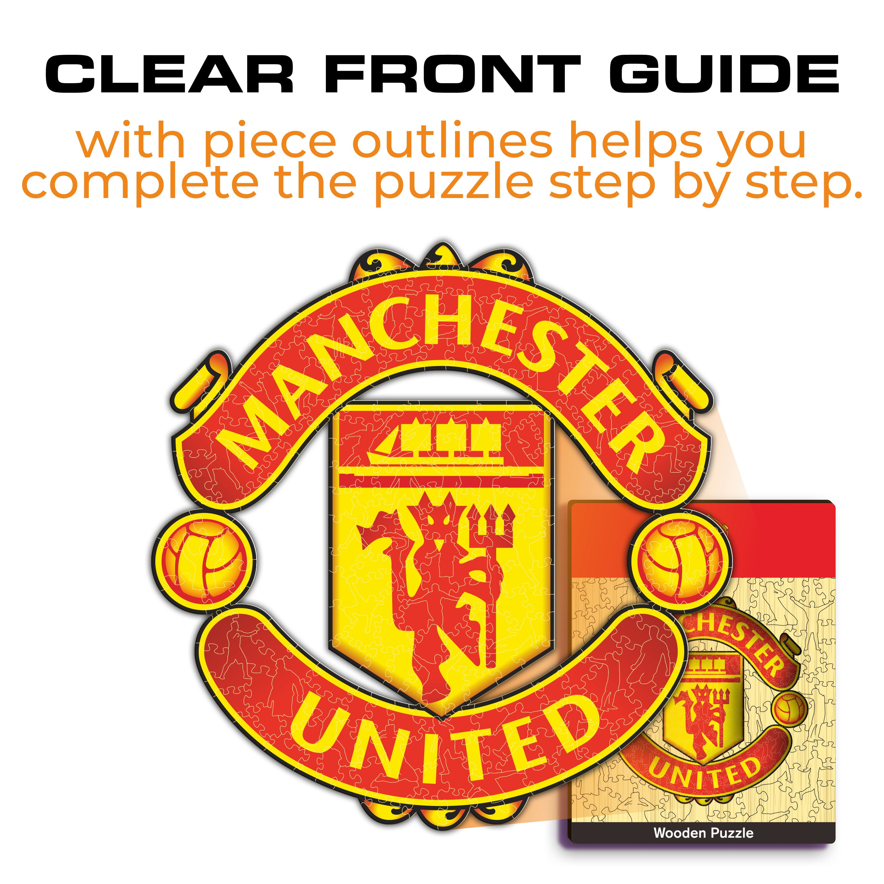 Manchester United FC® Logo - Wooden Puzzle