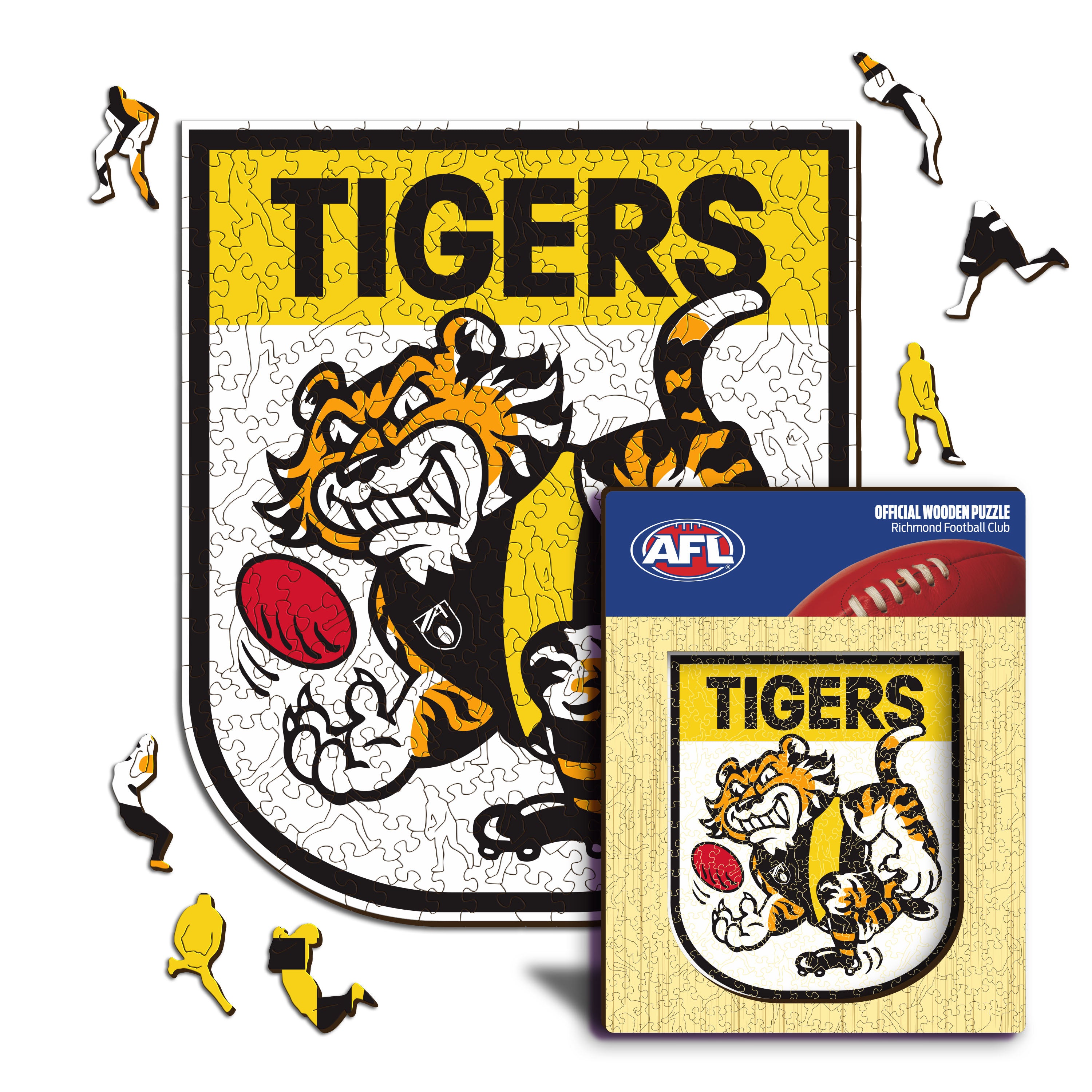 Richmond FC Retro Mascot - Wooden Puzzle