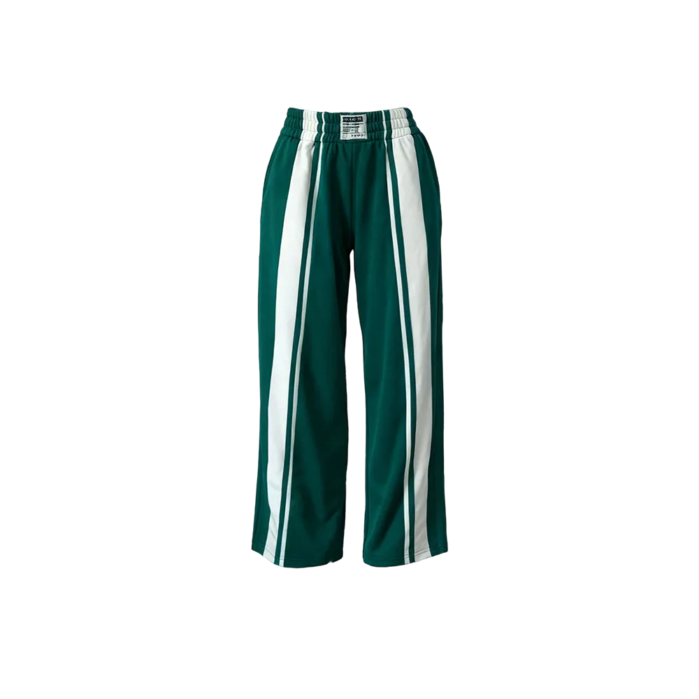 Woman Stripe Wide Leg SweatPants