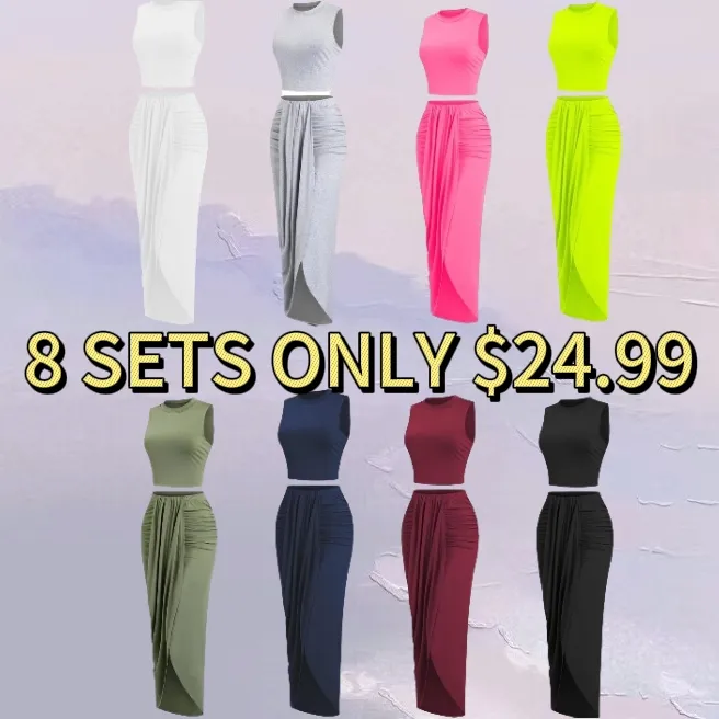 Chic 2-Piece Coordinated Set(Just $3 Each!))
