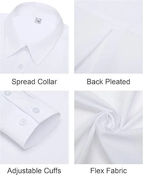 Button Down Shirts for Women Classic Fit Dress Shirt