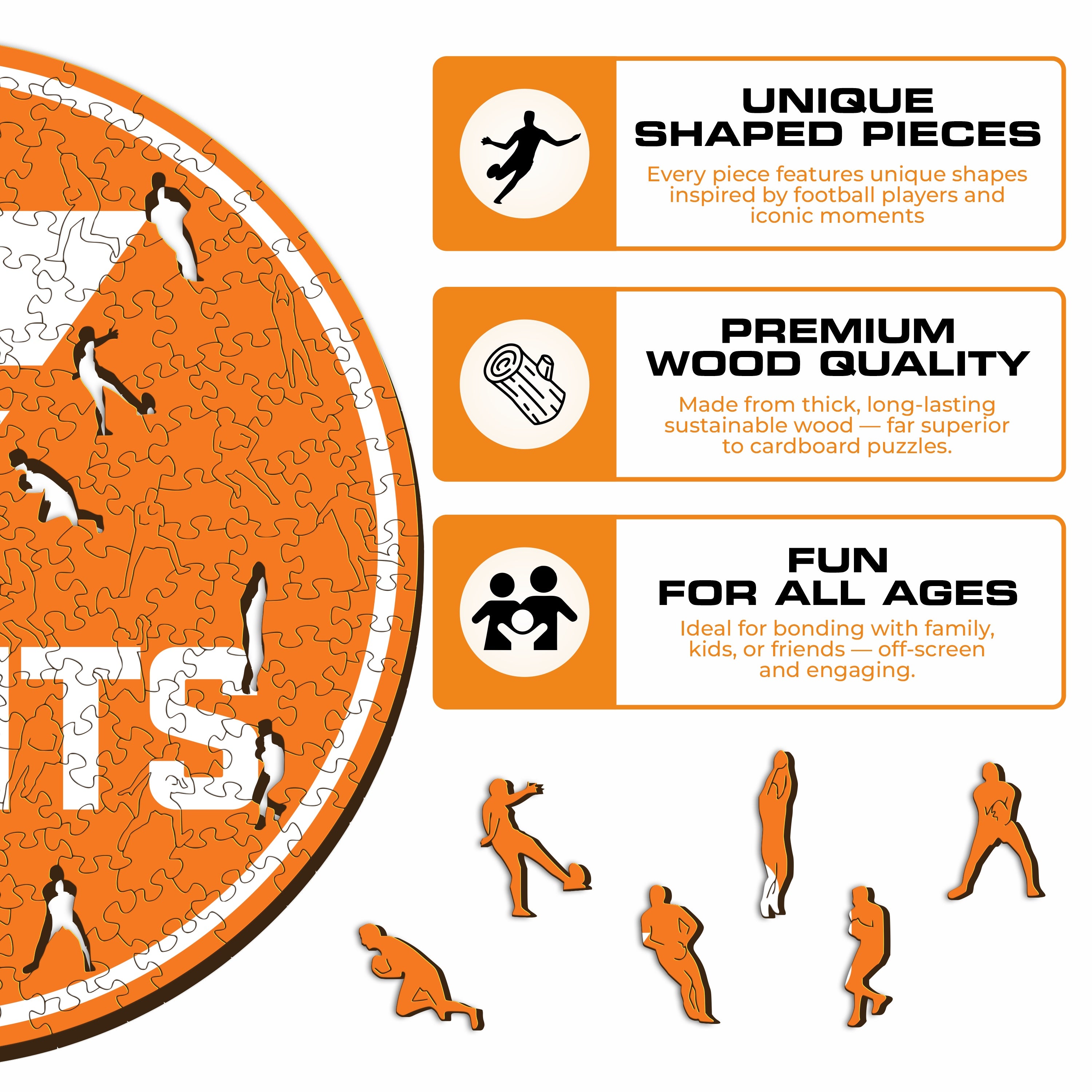 GWS Giants Logo - Wooden Puzzle