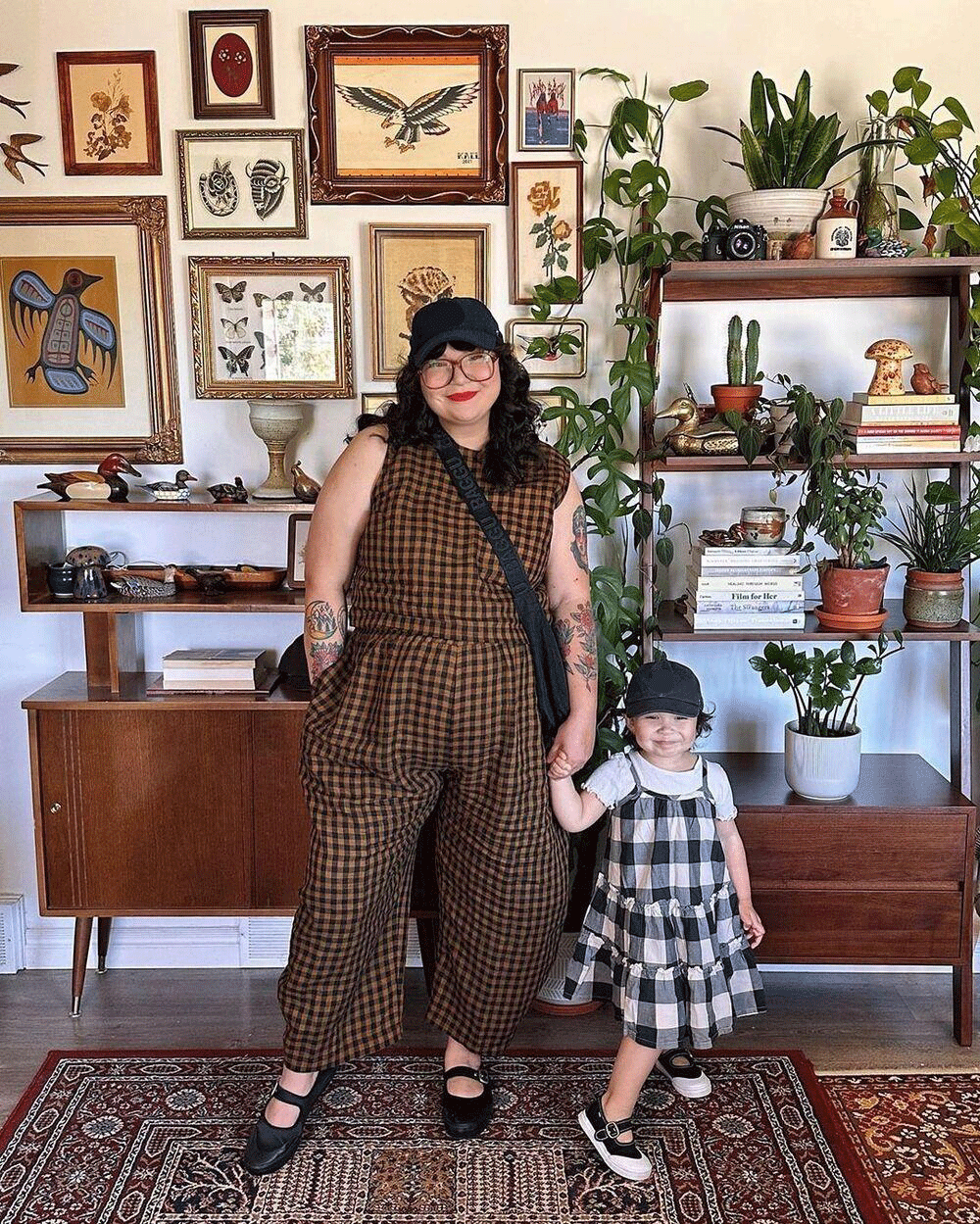 🔥Women’s Plaid Cotton 2-Piece Lounge Set