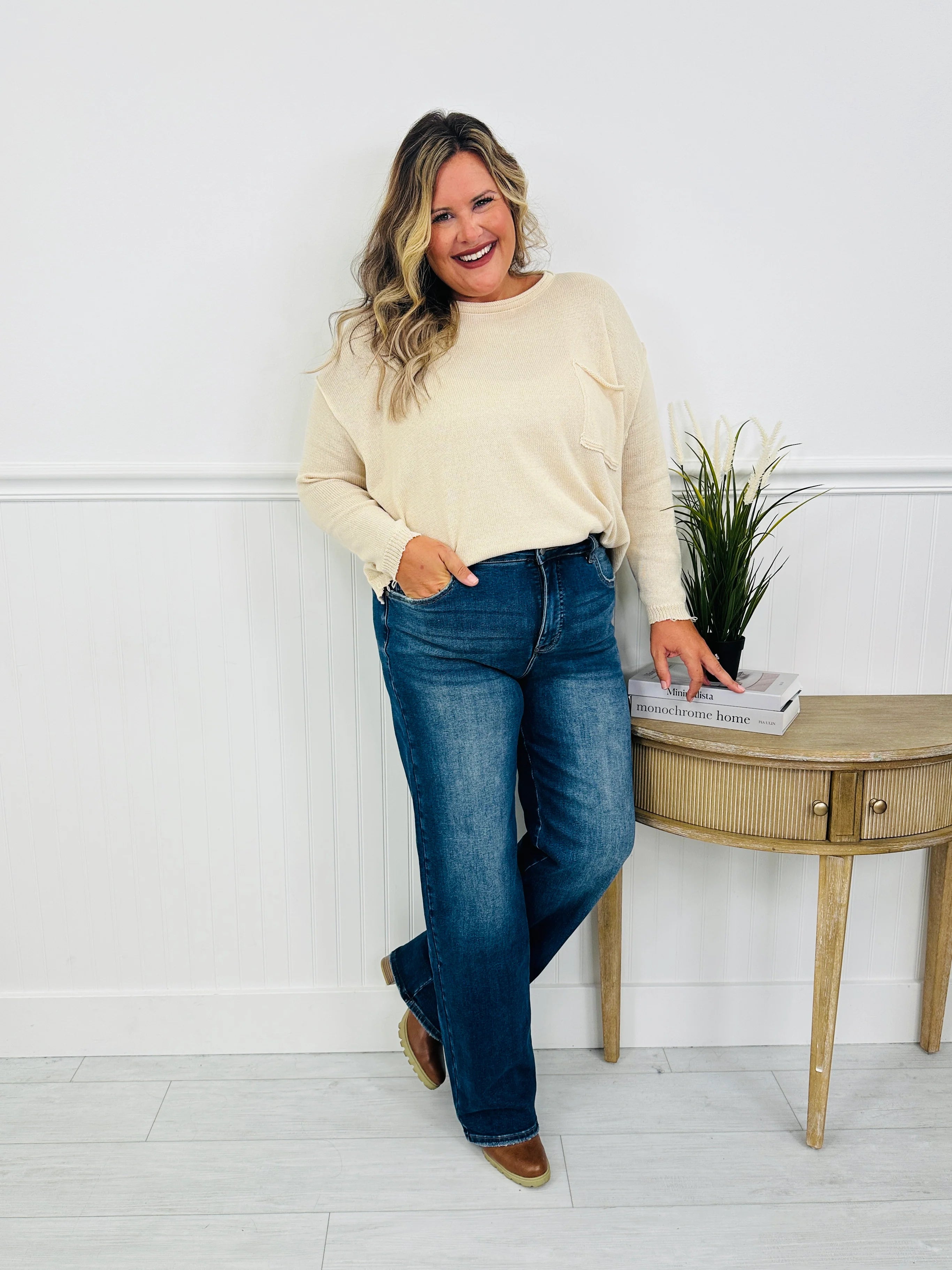 All About You Straight Leg Tummy Control Jeans in Three Inseams