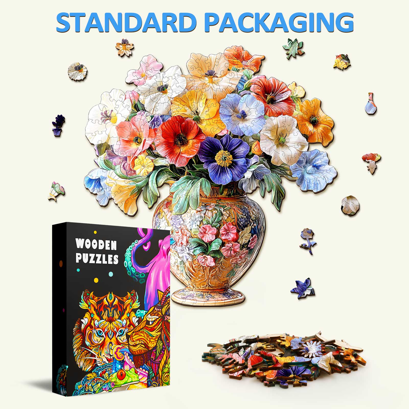 Vintage Flower Jigsaw Puzzle