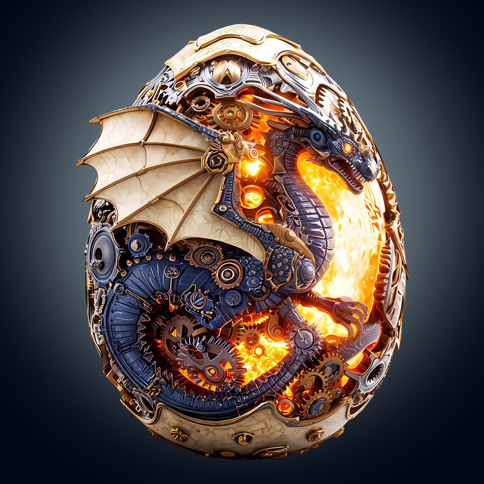 Fire Dragon Egg Wooden Jigsaw Puzzle