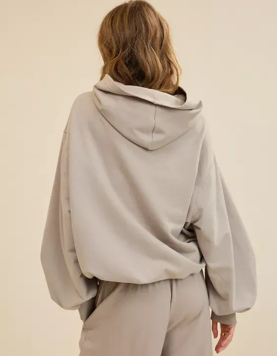 Comfy Drape Fleece Sweatshirt Set