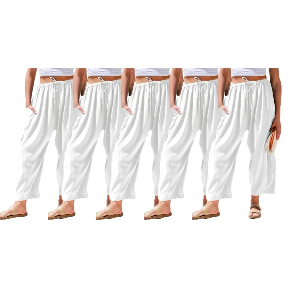 Womens Linen Wide Leg Pants (Less than $3 each!)