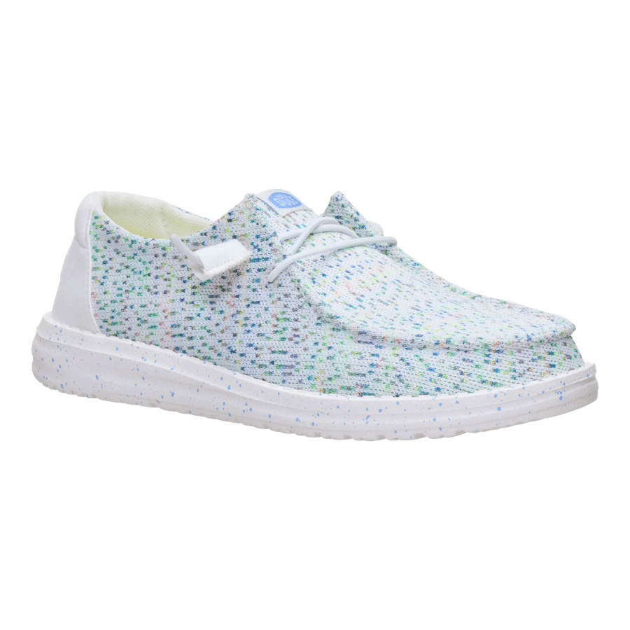 Wendy Stretch Speckle - White/Multi