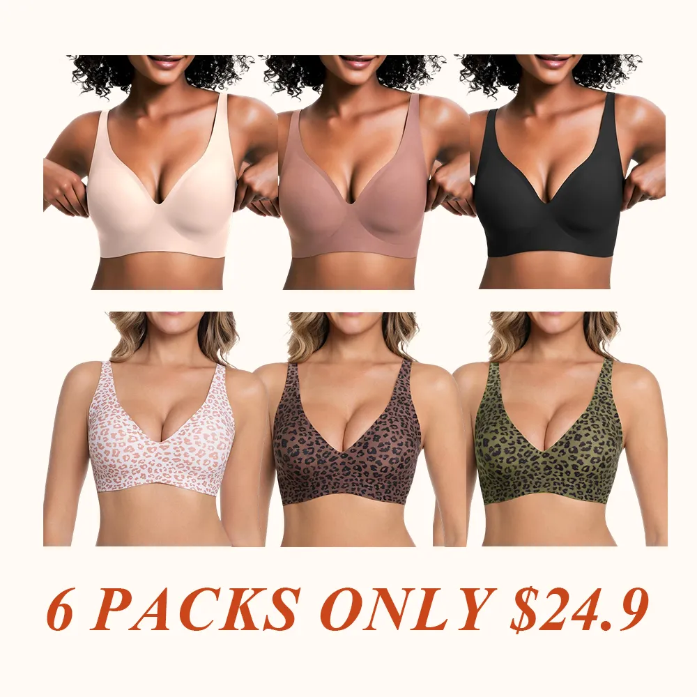 Wireless Womens Comfortable Wireless Bras Push Up Bralettes Seamless Tshirts Bras