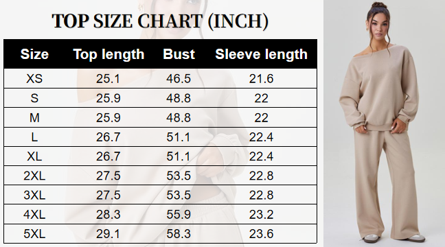 🔥8-PACKS 🔥Women's Leisure Solid Color Sloping Shoulder Long Sleeve Top & Wide Leg Trousers