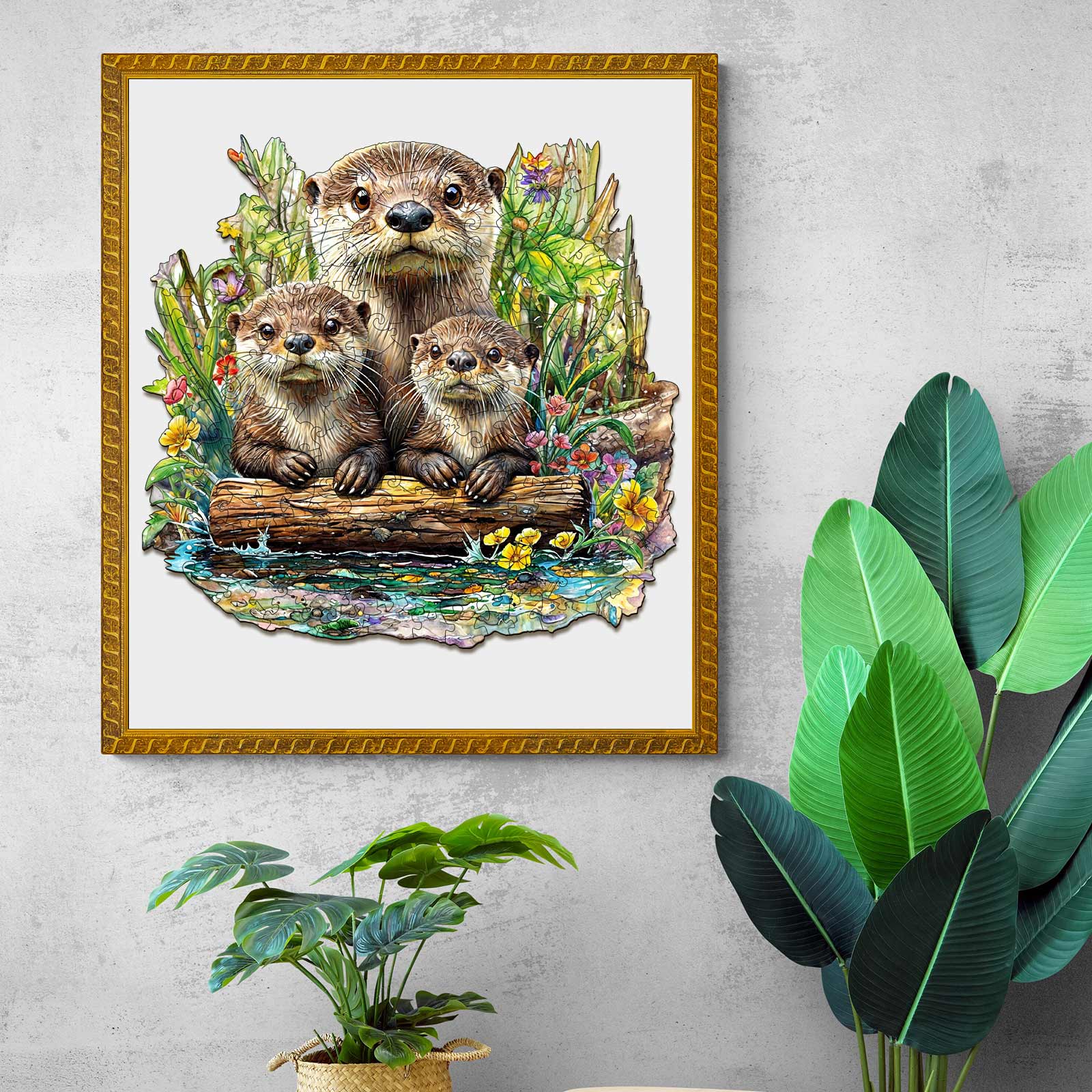 Otter Wooden Jigsaw Puzzle