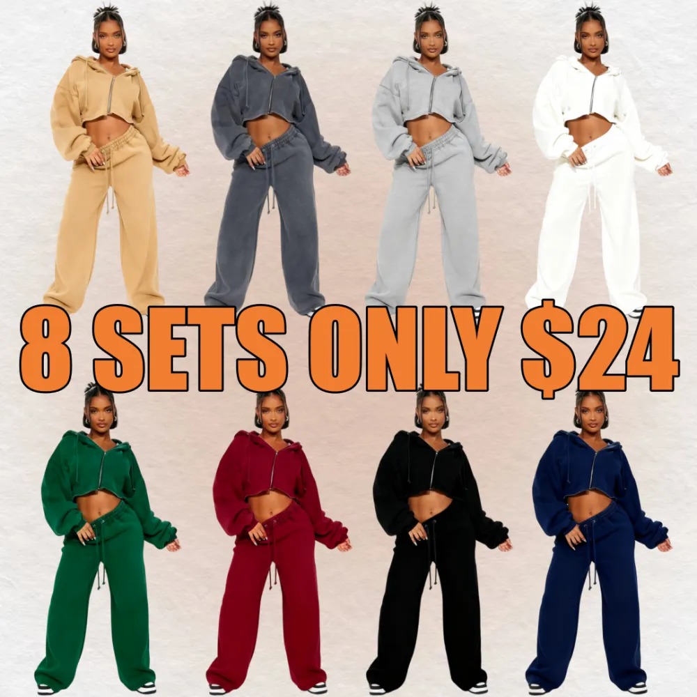 On The Go Fleece Pant Set