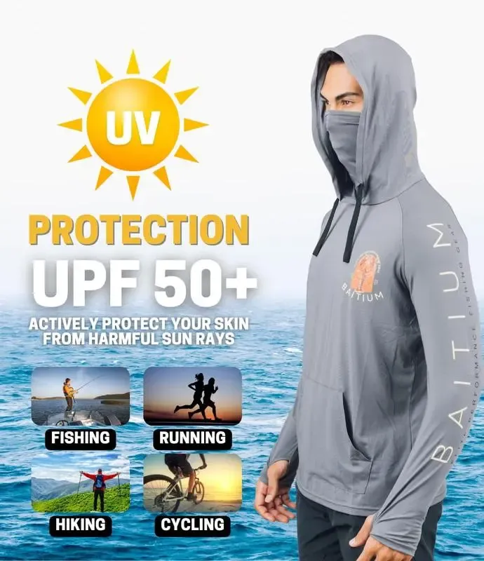 U Premium Outdoor Wear, Sun Protection, Lightweight, Breathable, Moisture-Wicking -Fishing Shirts us
