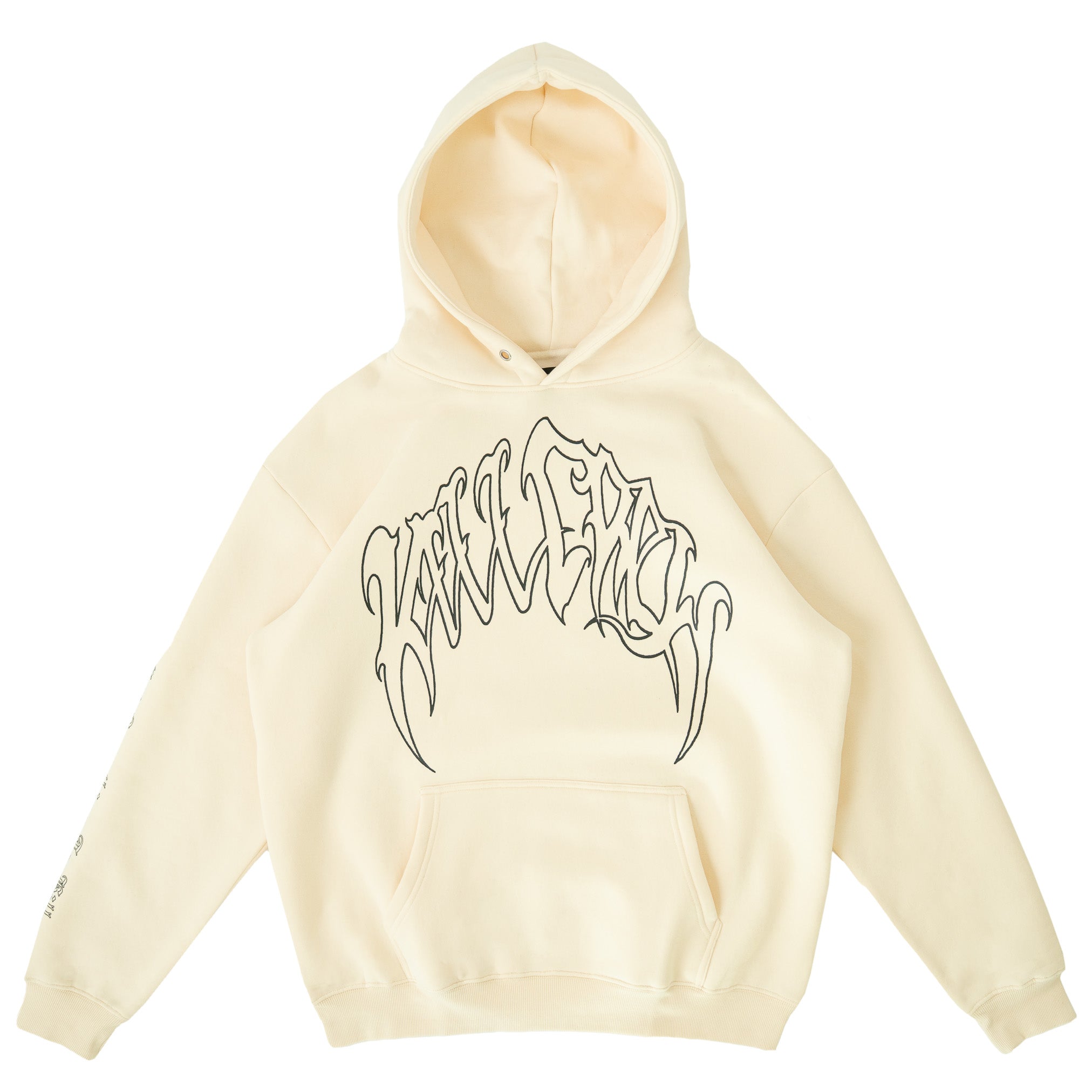 KILL CREW OVERSIZED LUX HOODIE - CREAM
