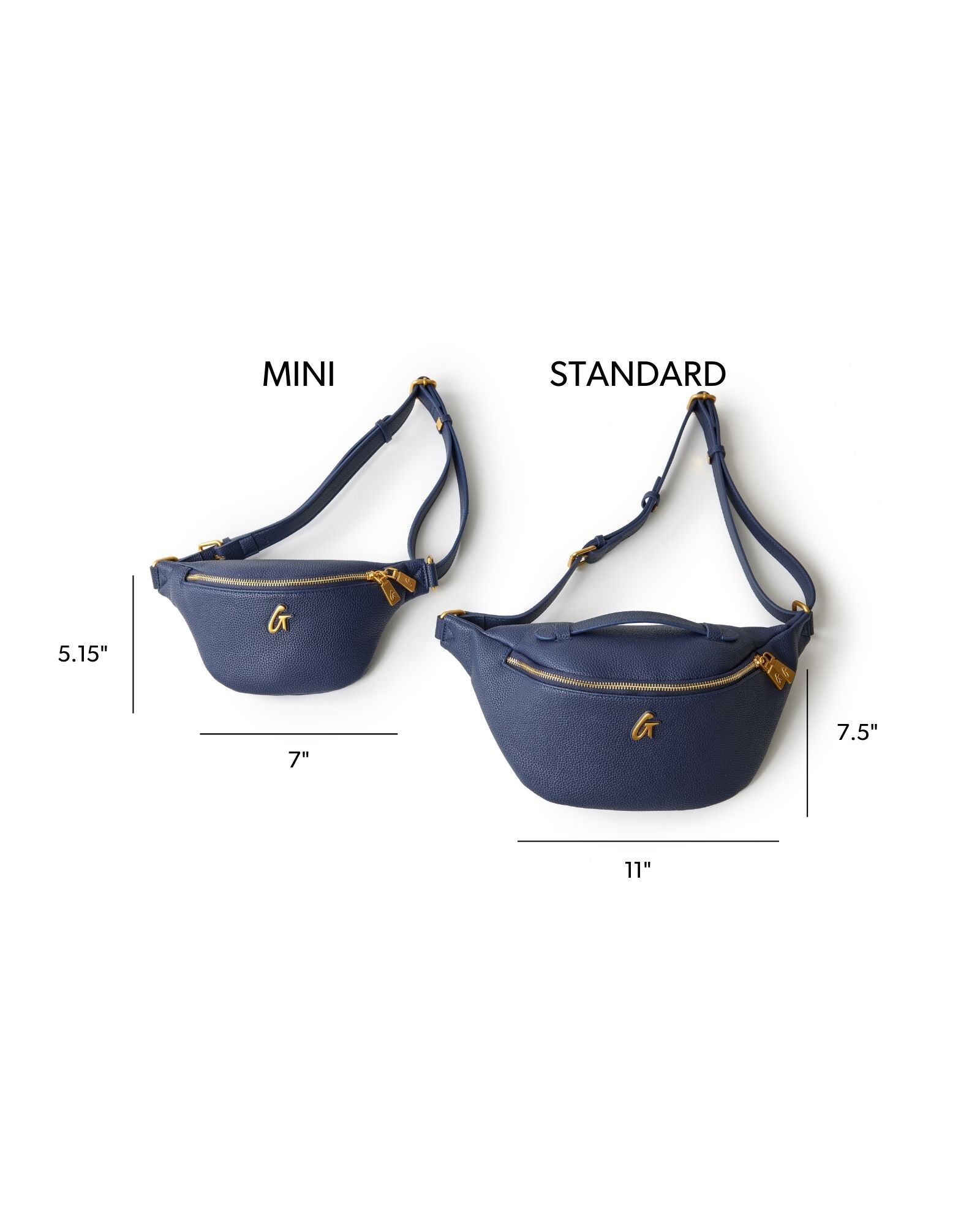 MINI PEBBLE FANNY PACK - NAVY