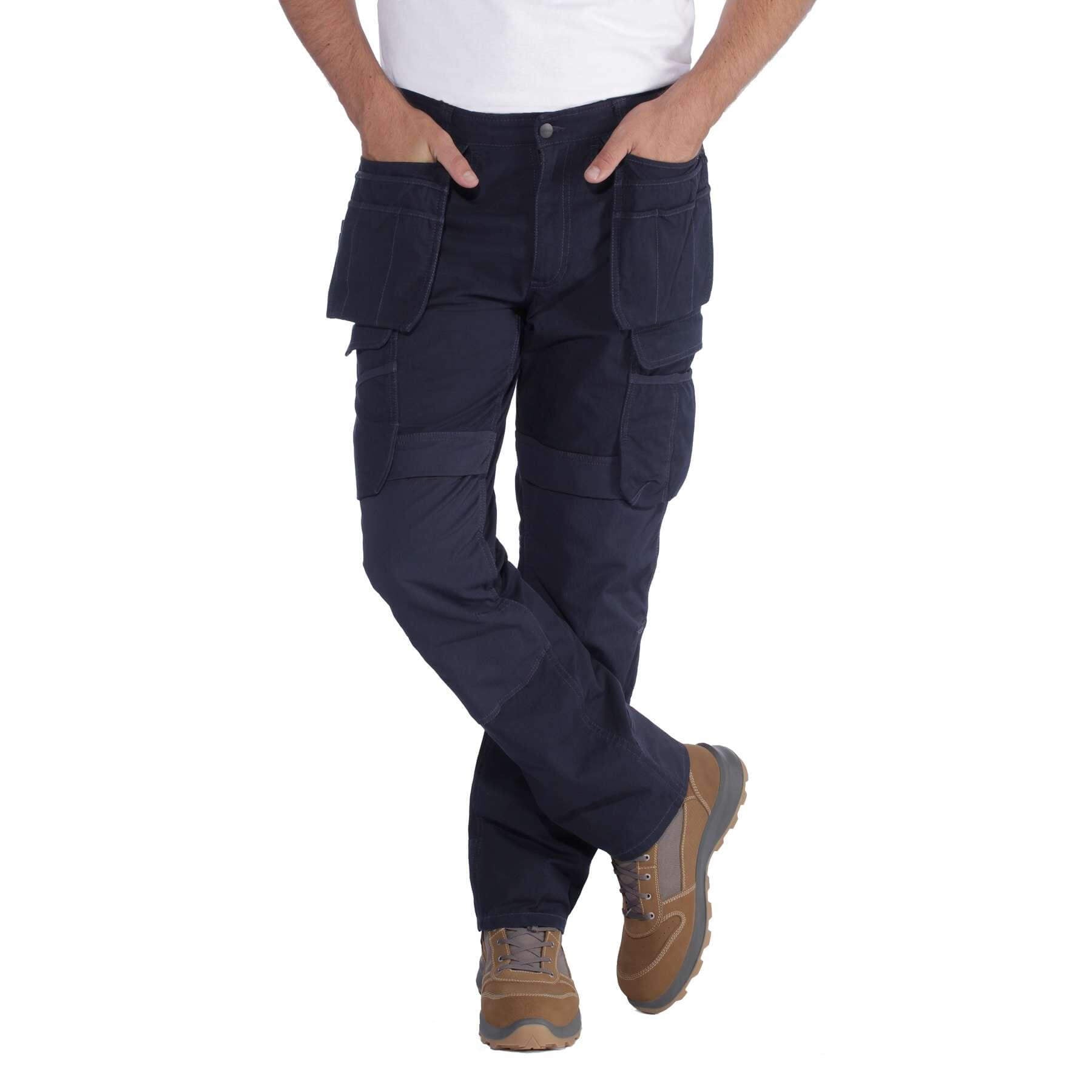 CHT Steel Relaxed Fit Double Front Multi-Pocket Cargo Trousers 103337