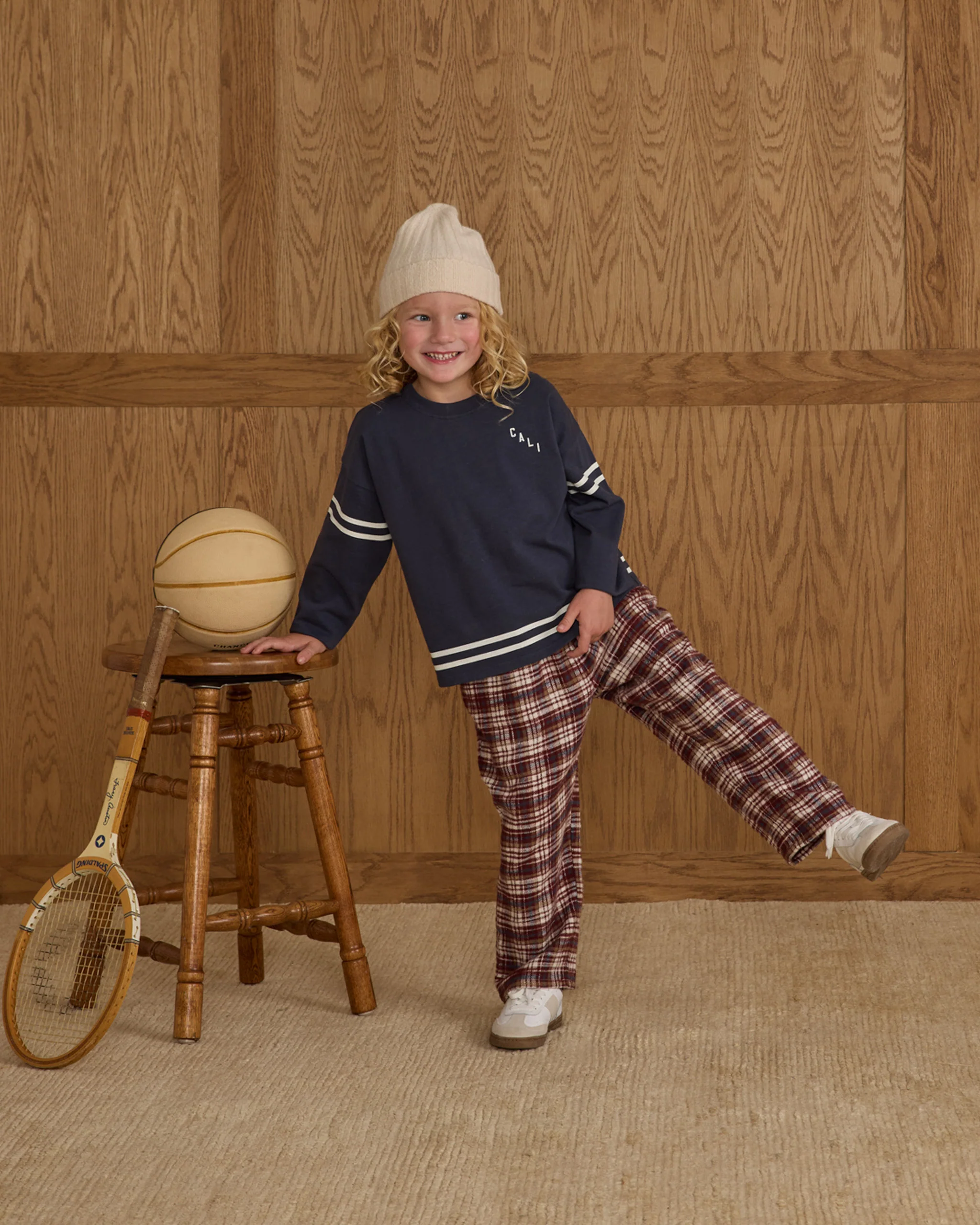 Camden Long Sleeve Tee || Navy