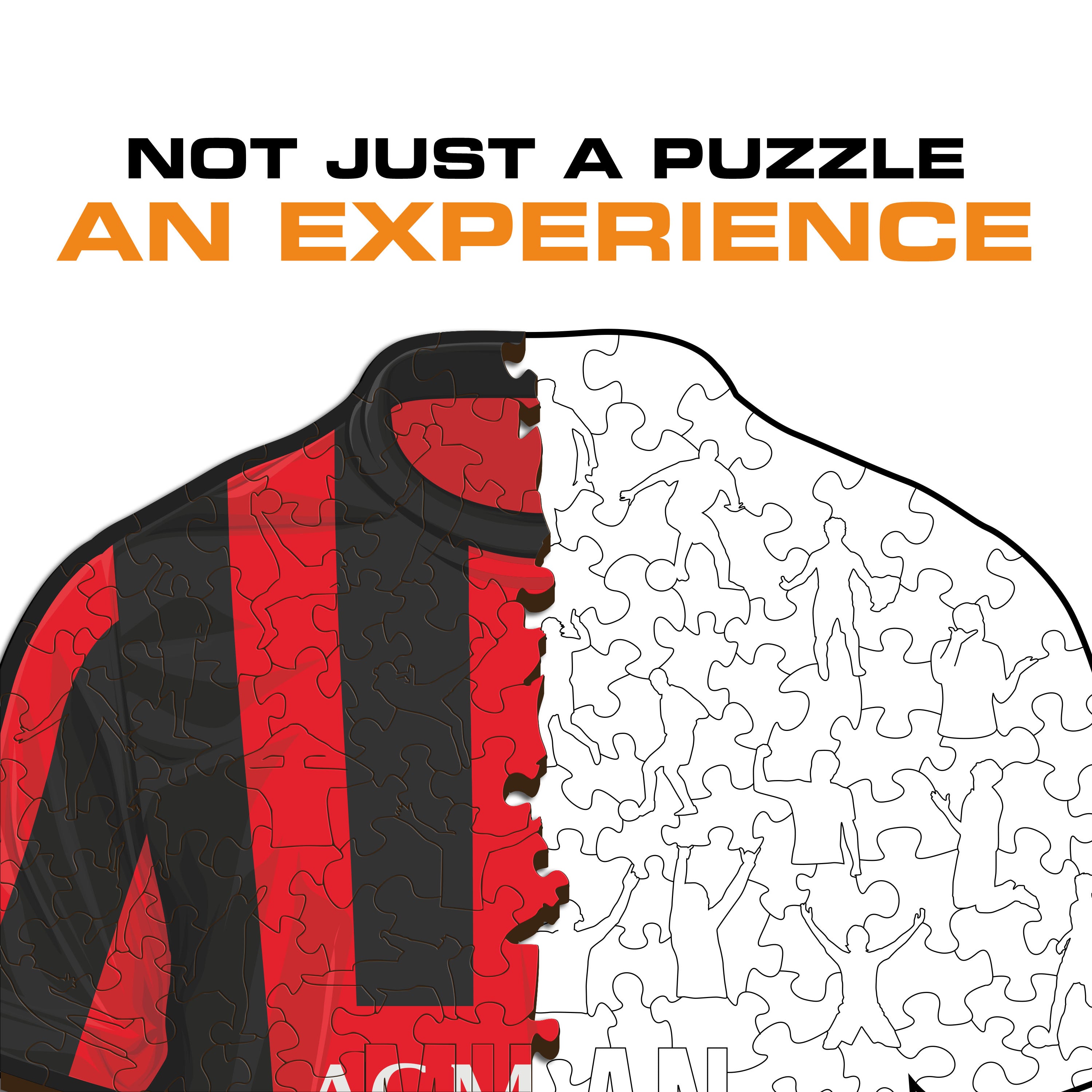 AC Milan® Jersey - Wooden Puzzle
