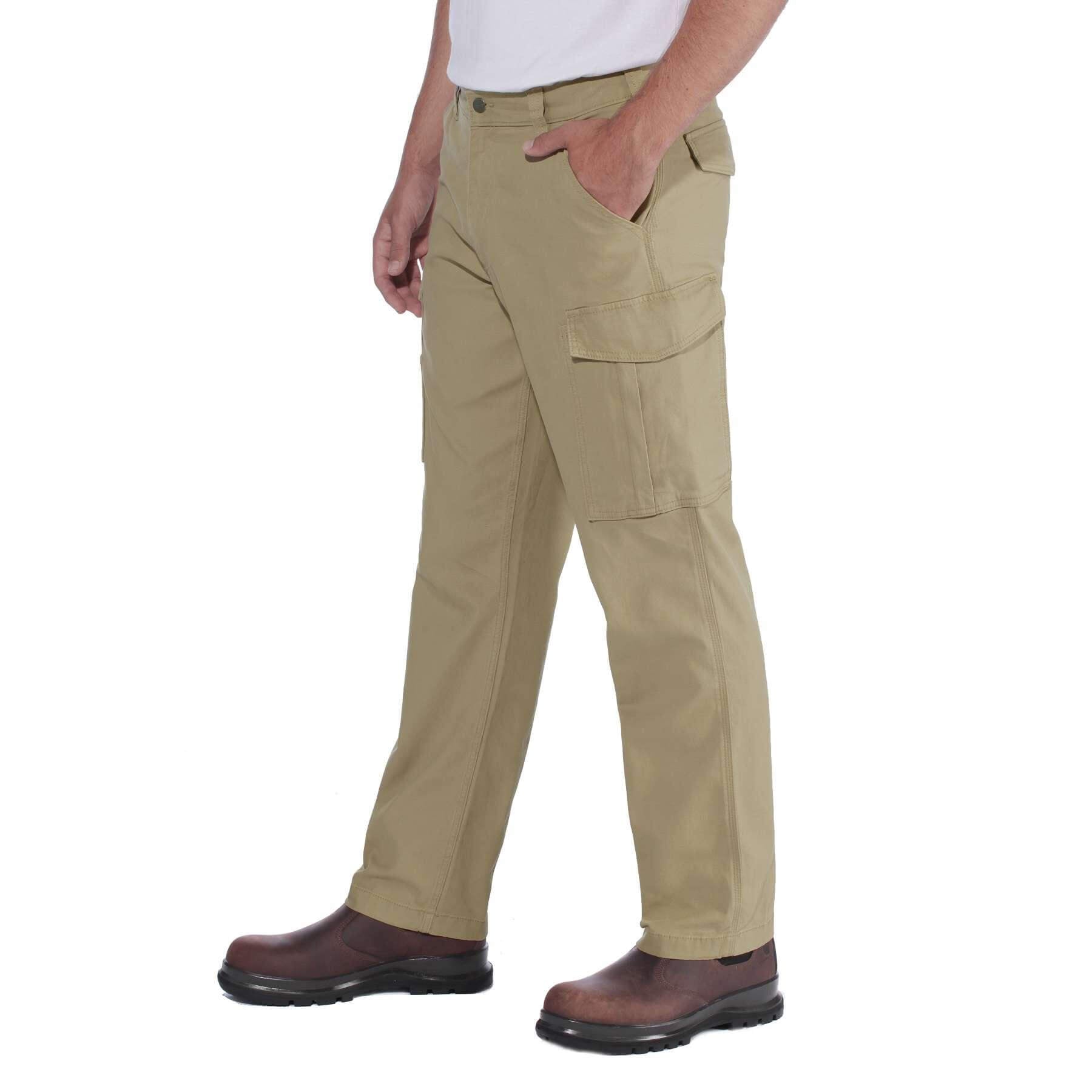 CHT Rugged Flex Relaxed Fit Stretch Canvas Rigby Cargo Trousers 103574