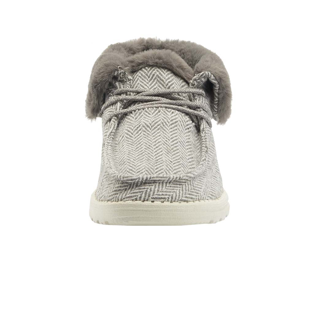 DUDE WOMEN'S BRITT HERRINGBONE GREY - 121773133