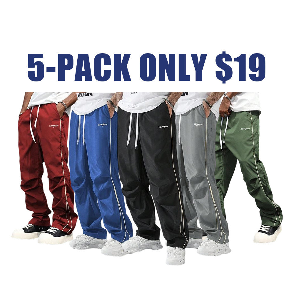 Men's Striped Athleisure Pants